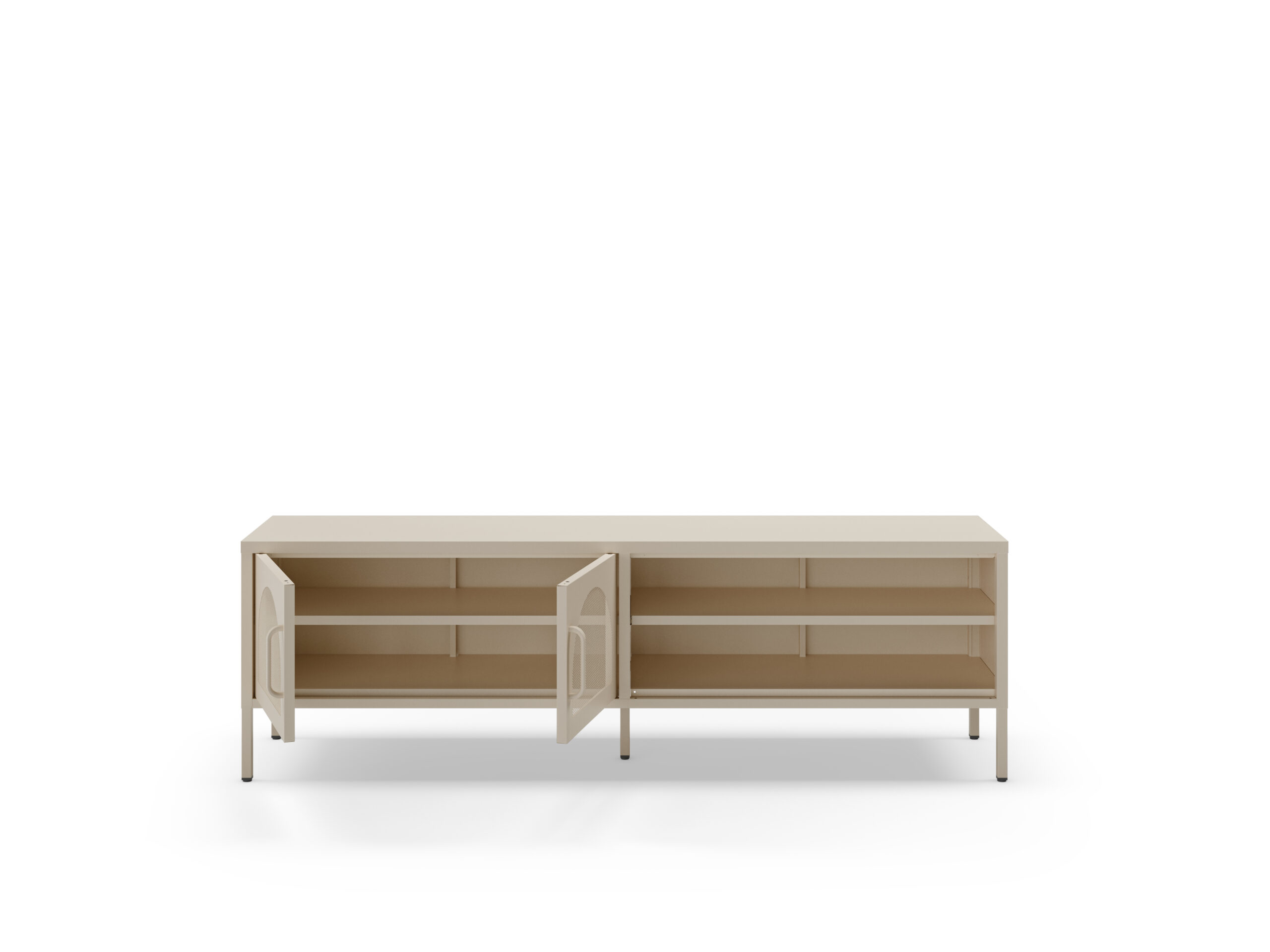 MUEBLE TV DIORA 2P2H 160CM CREMA - Imagen 2