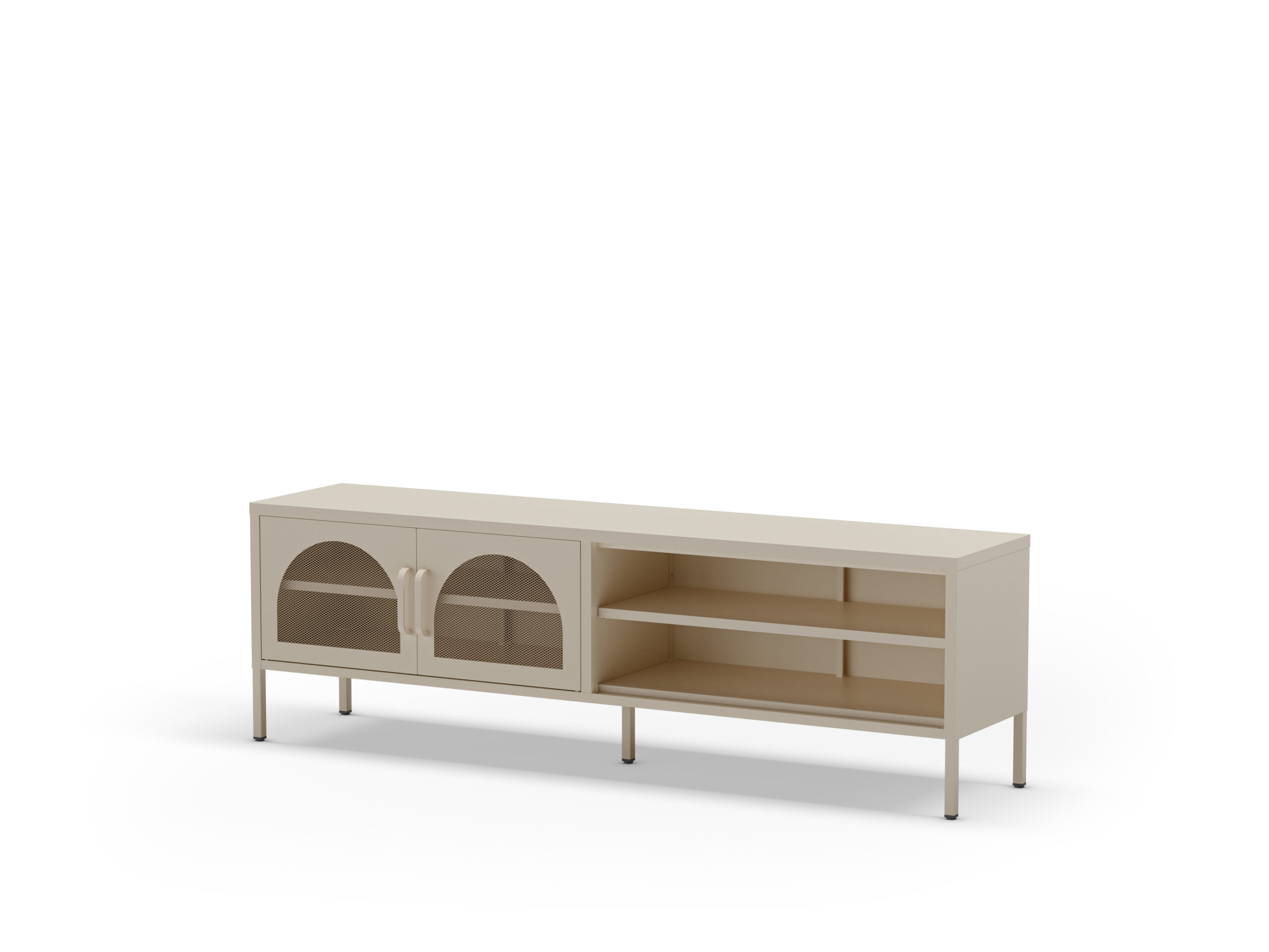 MUEBLE TV DIORA 2P2H 160CM CREMA - Imagen 6
