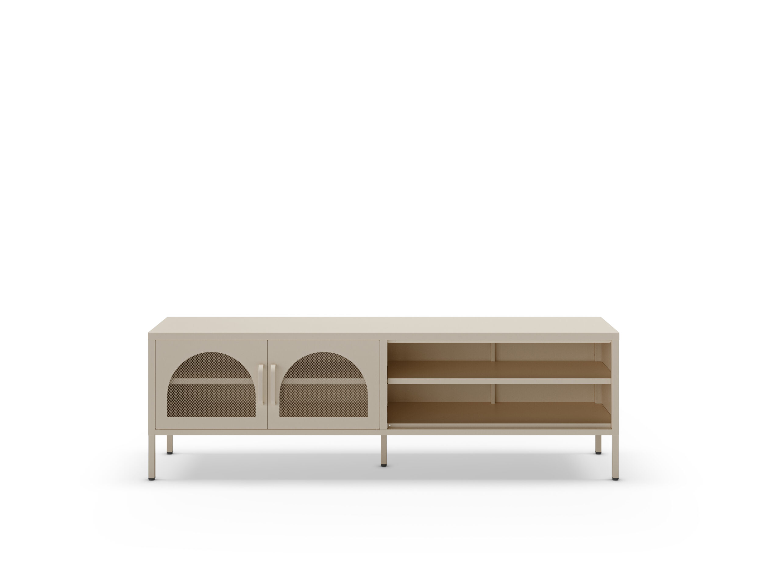 MUEBLE TV DIORA 2P2H 160CM CREMA - Imagen 7