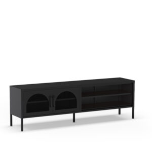 MUEBLE TV DIORA 2P2H 160CM NEGRO
