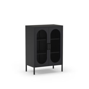 MUEBLE AUX. DIORA 2P NEGRO