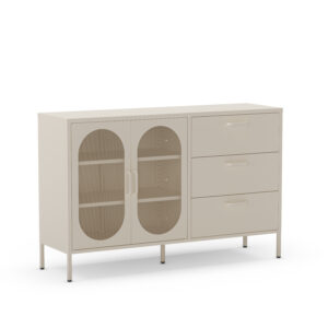 APARADOR DIORA 2P3C 140CM CREMA