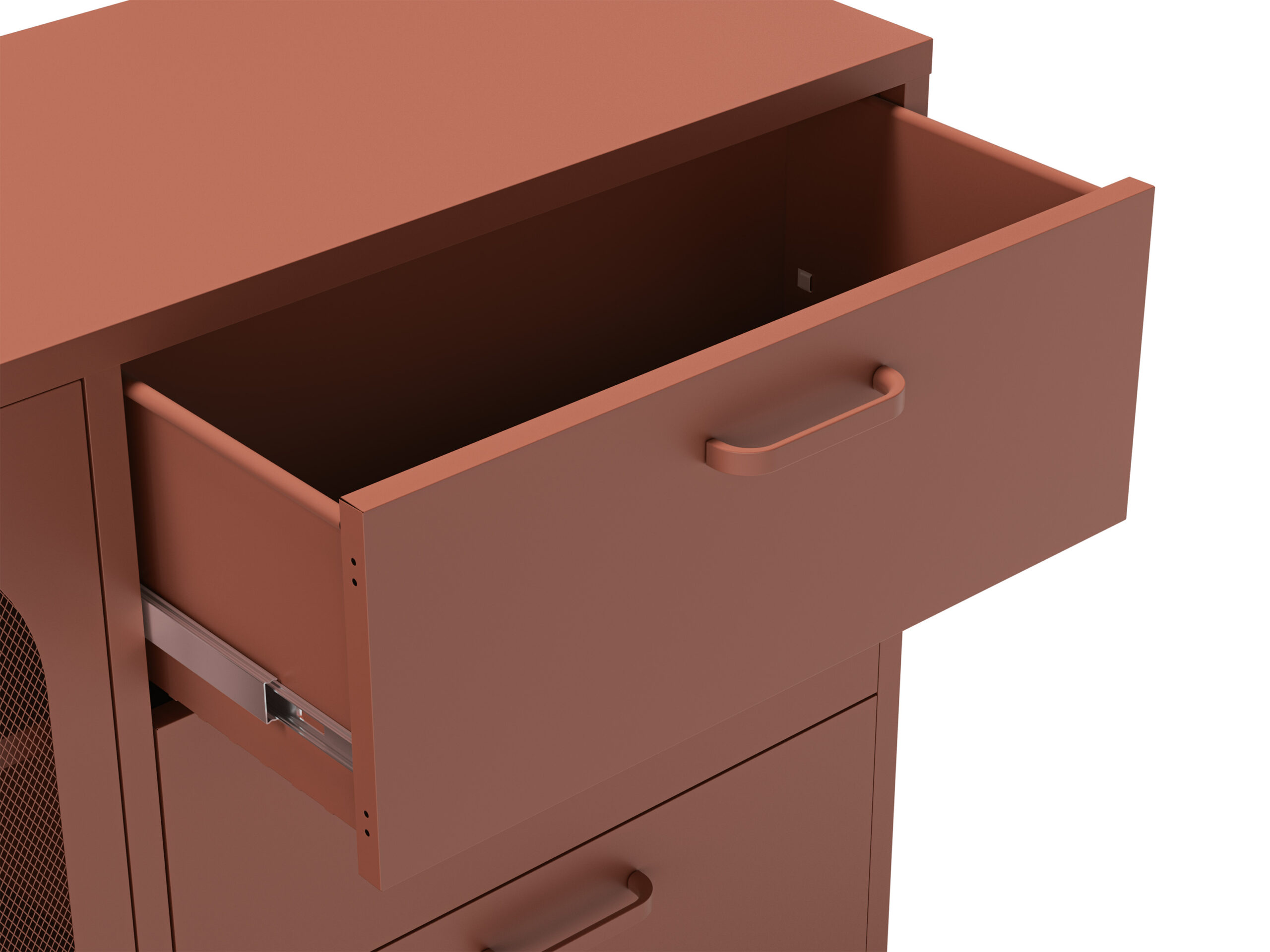 APARADOR DIORA 2P3C 140CM TERRACOTA - Imagen 6