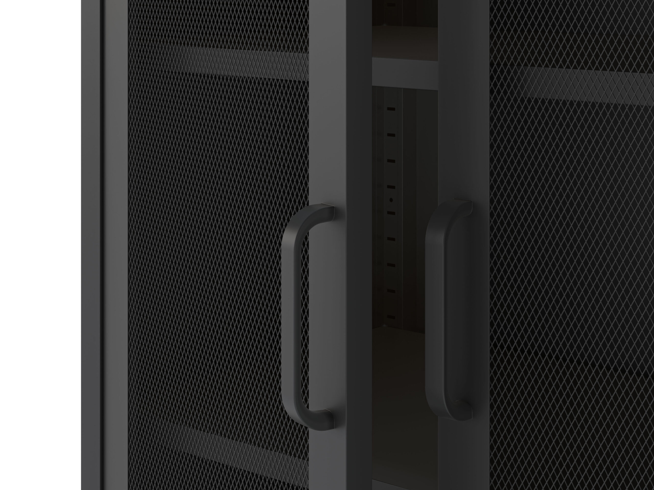 MUEBL.AUX. ALTO DIORA 2P NEGRO - Imagen 5