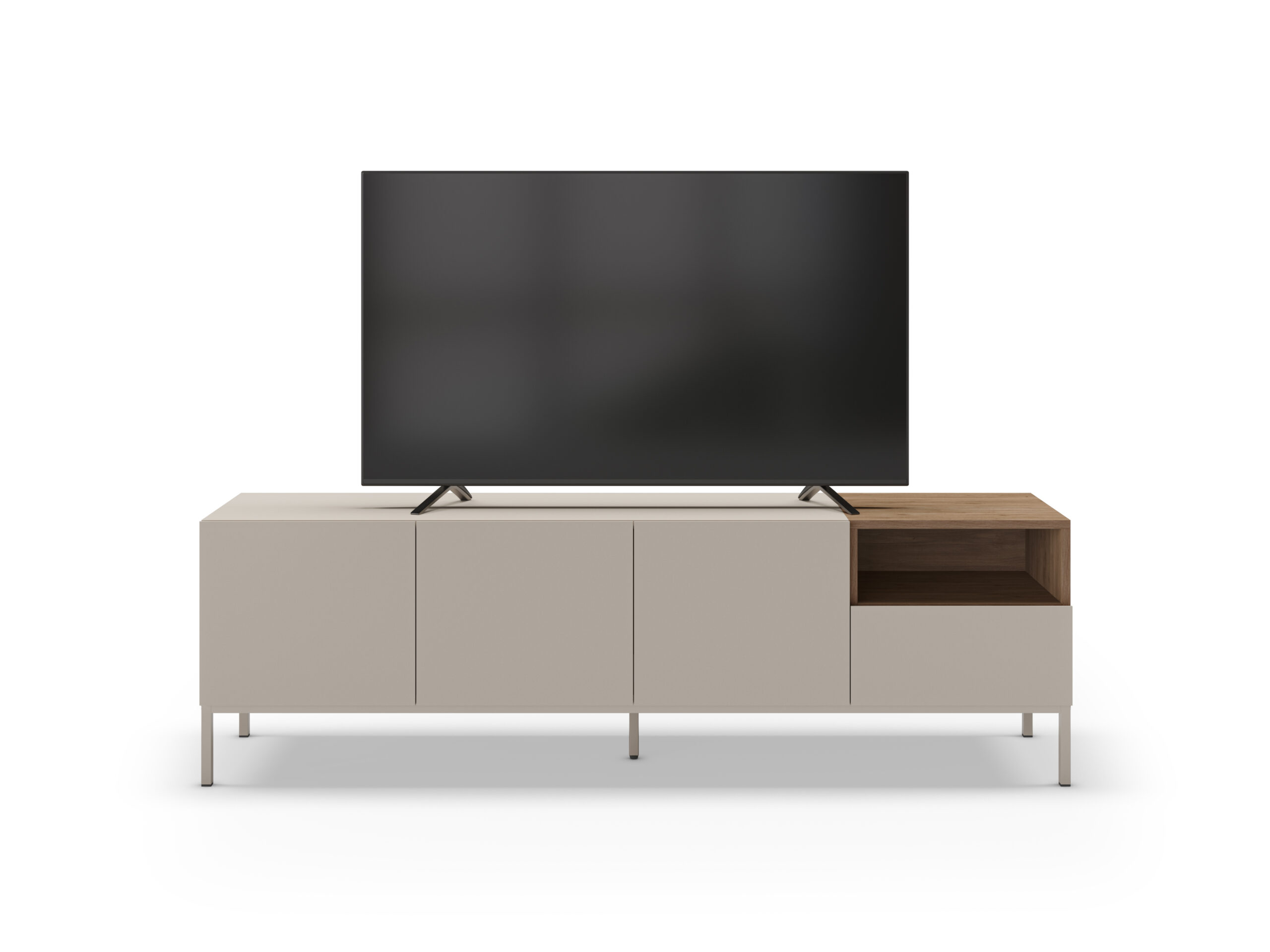 MUEBLE TV CAILIN 3P1C1H 180CM CREMA/SEPET PATA MET - Imagen 10