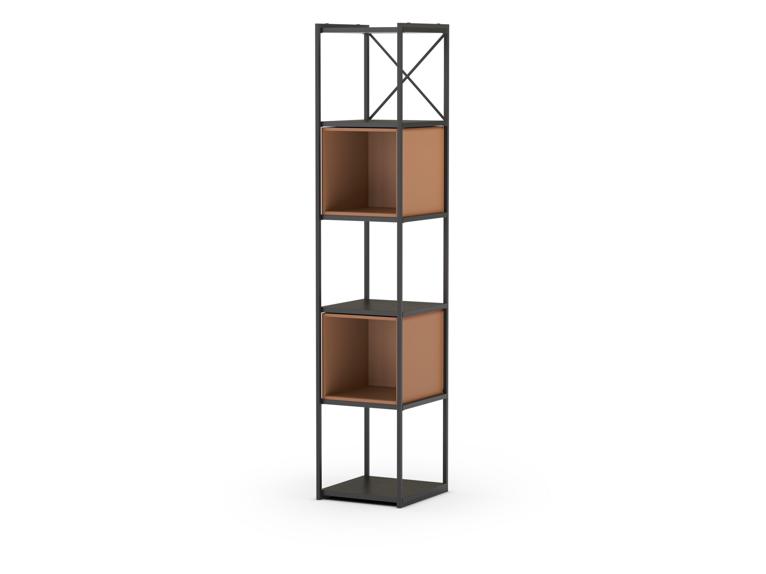 ESTANTERIA ANYA 36CM NEGRO CUBO TERRACOTA - Imagen 5