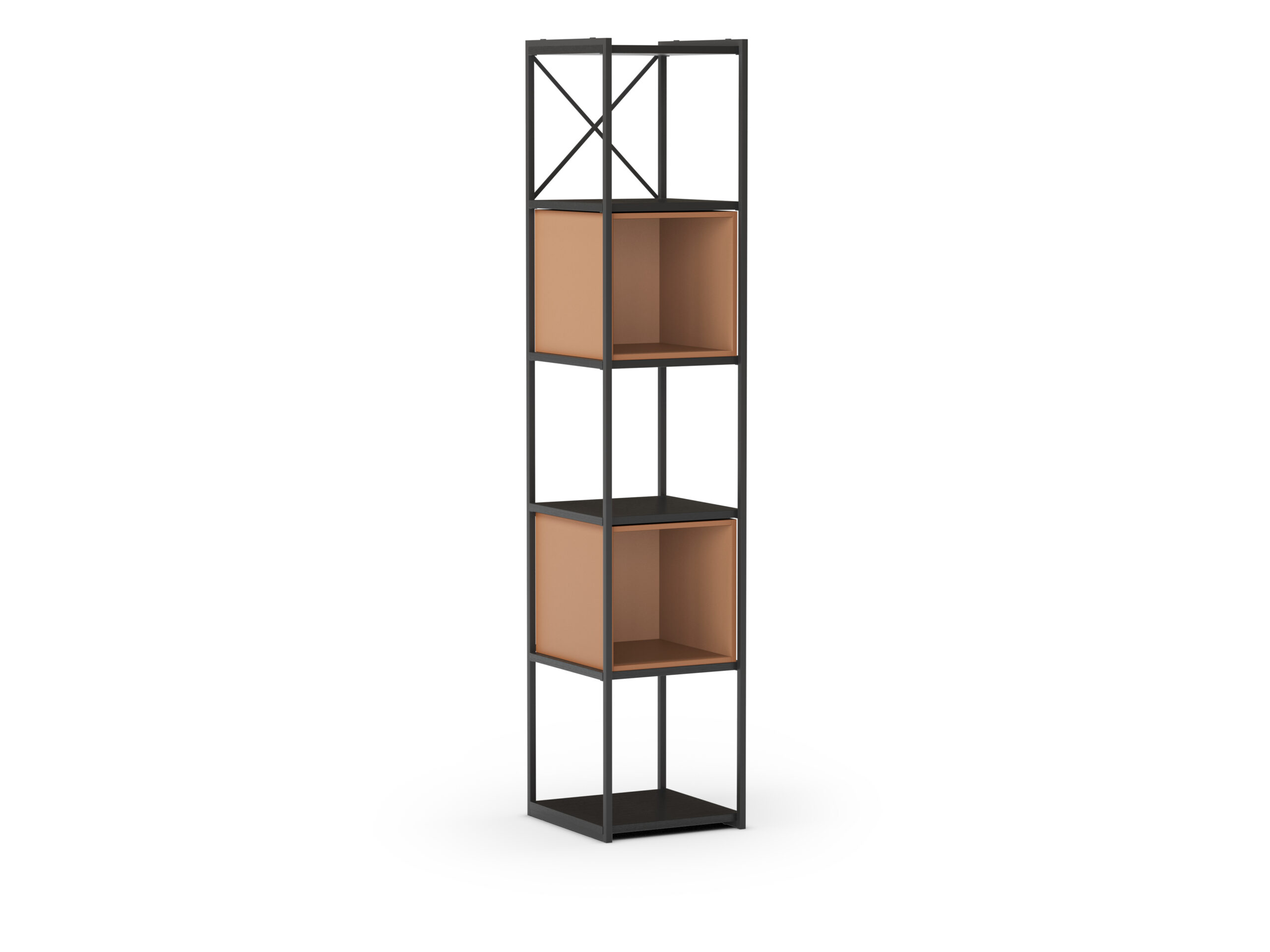 ESTANTERIA ANYA 36CM NEGRO CUBO TERRACOTA - Imagen 8