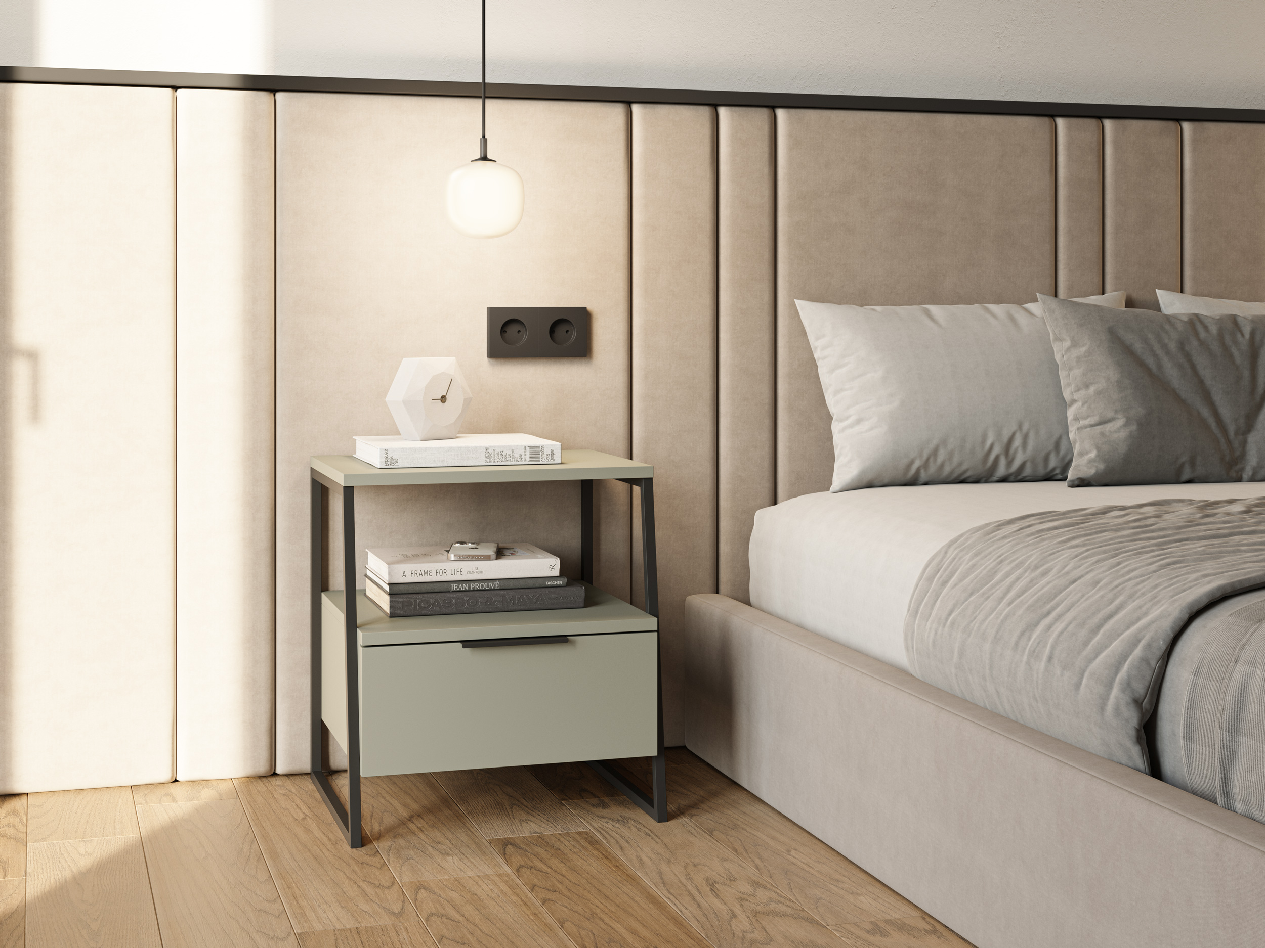 MESITA VELIA VERDE/NEGRO - Imagen 3