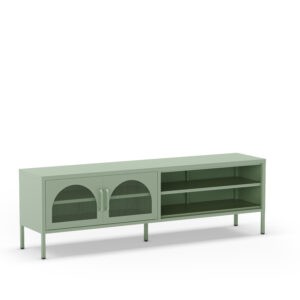 MUEBLE TV DIORA 2P2H 160CM VERDE MENTA
