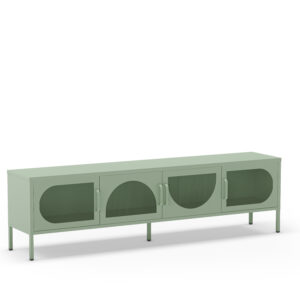 MUEBLE TV TAYRA 4P 180CM VERDE MENTA