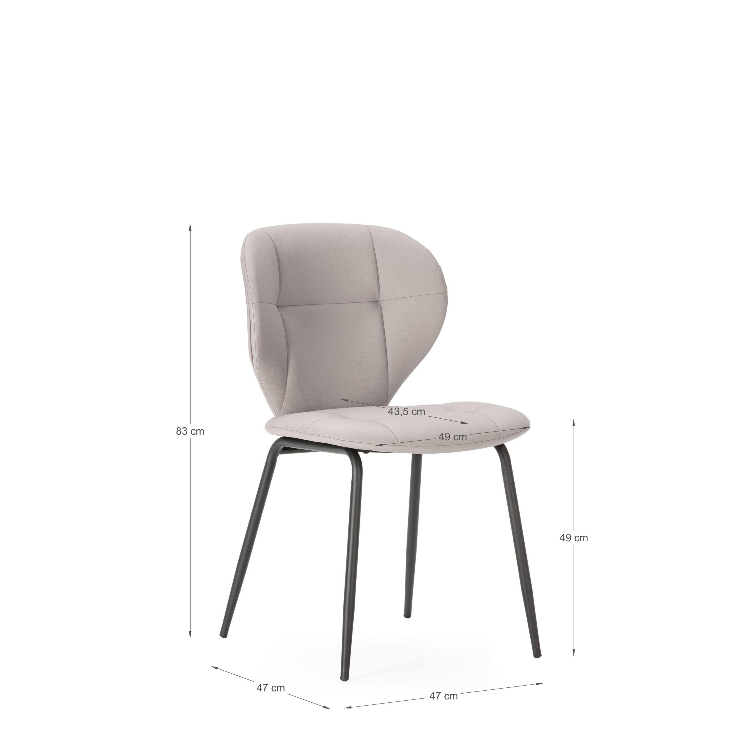 SILLA MAURA BEIGE 2P/CAJA - Imagen 3