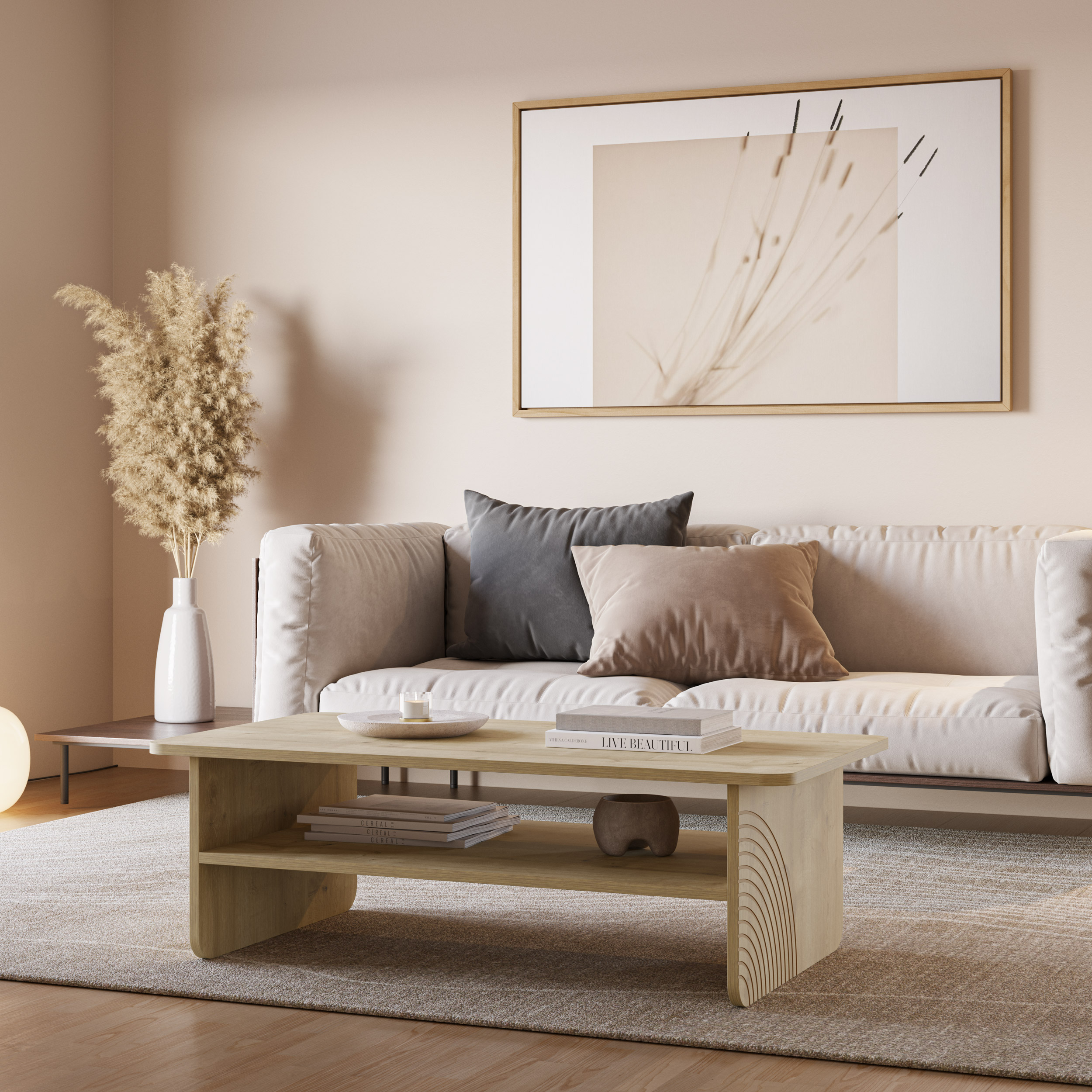 MESA CENTRO DAIRA ROBLE - Imagen 2