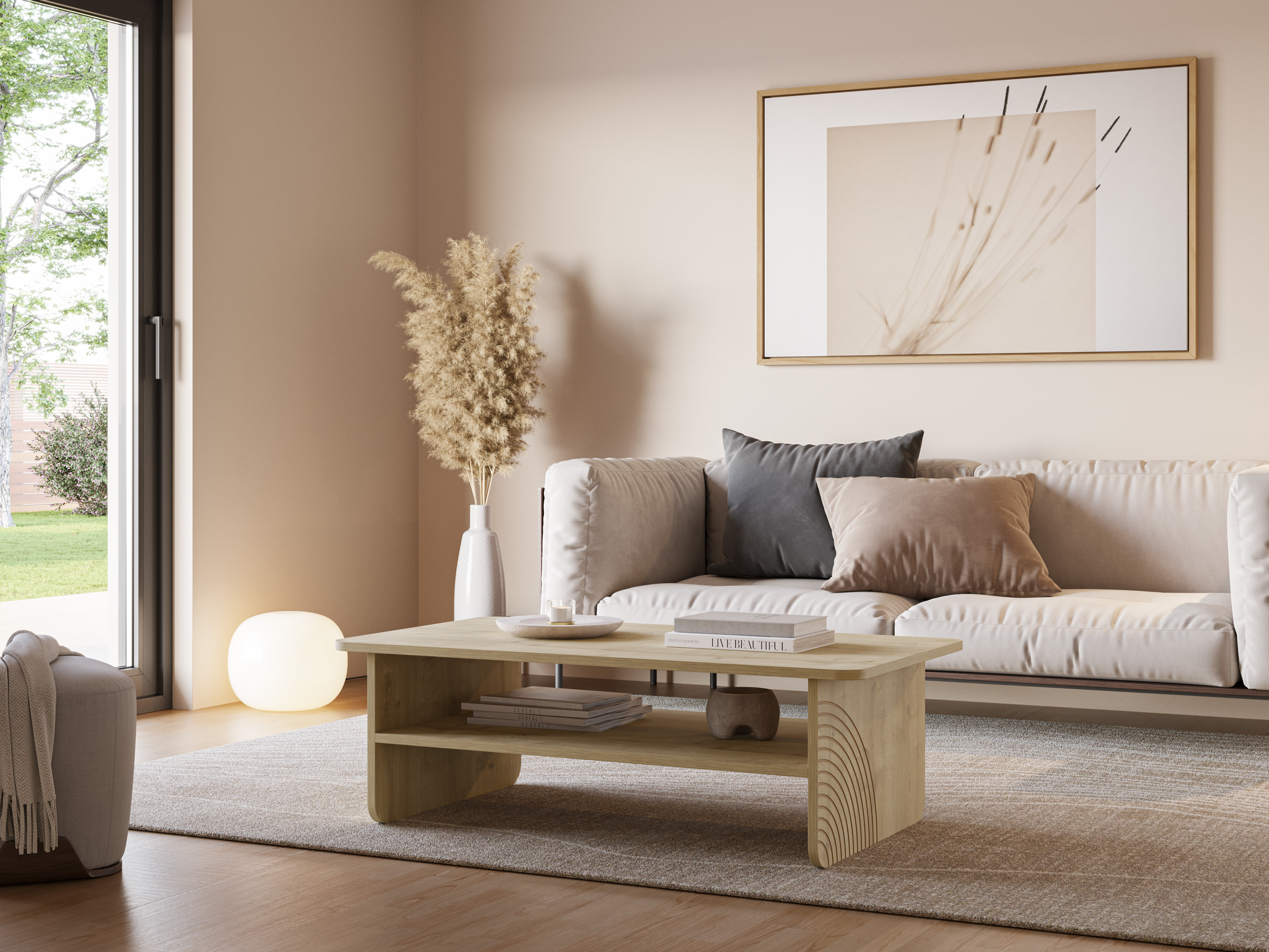 MESA CENTRO DAIRA ROBLE - Imagen 4