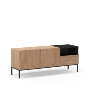 MUEBLE TV CAILIN 2P1C1H 140CM SEPET/NEGRO