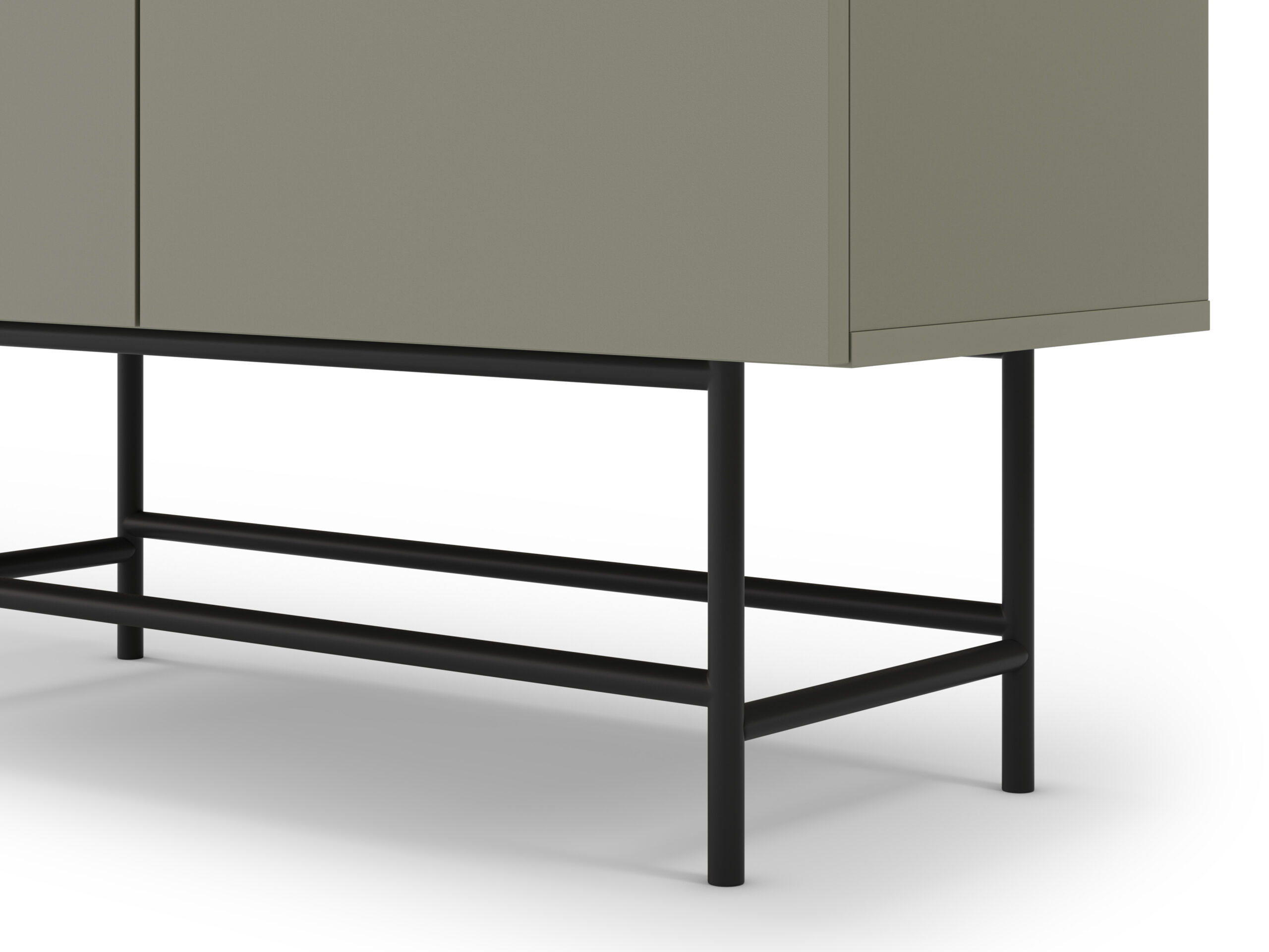 MUEBL.AUX. ALTO ELDIA 4P VERDE PATA METAL - Imagen 5