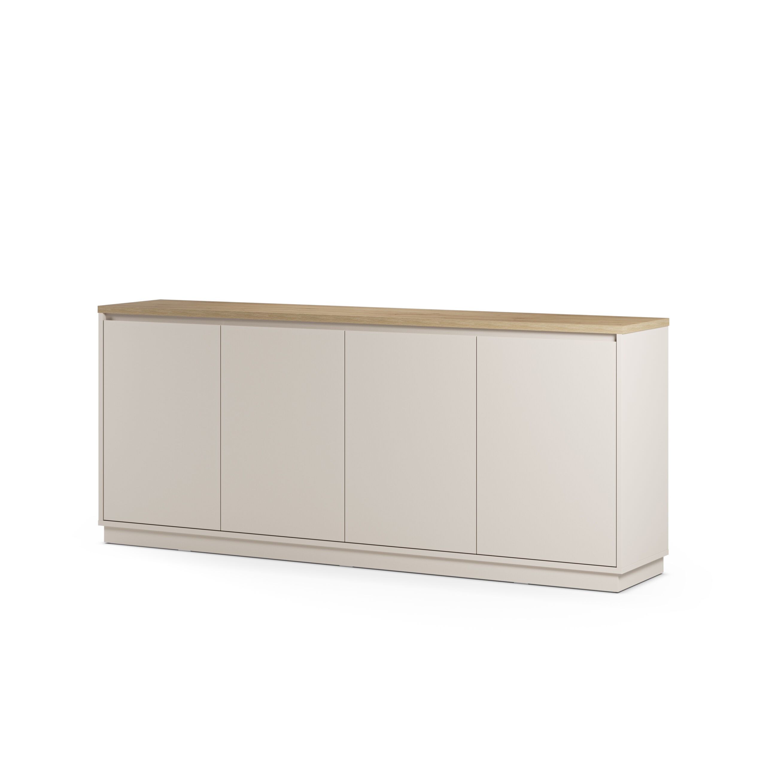 APARADOR LORETA 4P VISON/ROBLE - Imagen 6