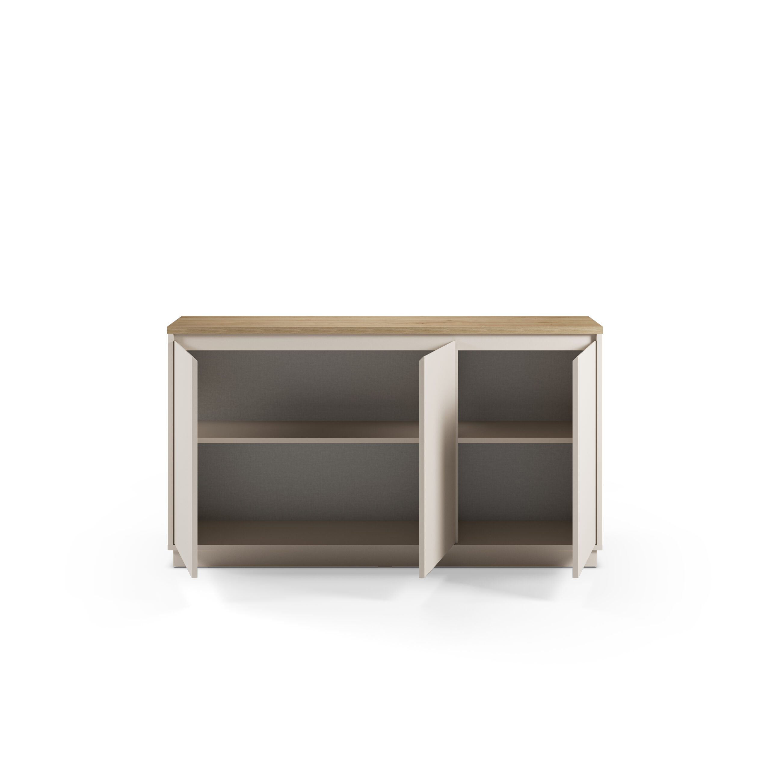 APARADOR LORETA 3P VISON/ROBLE - Imagen 2