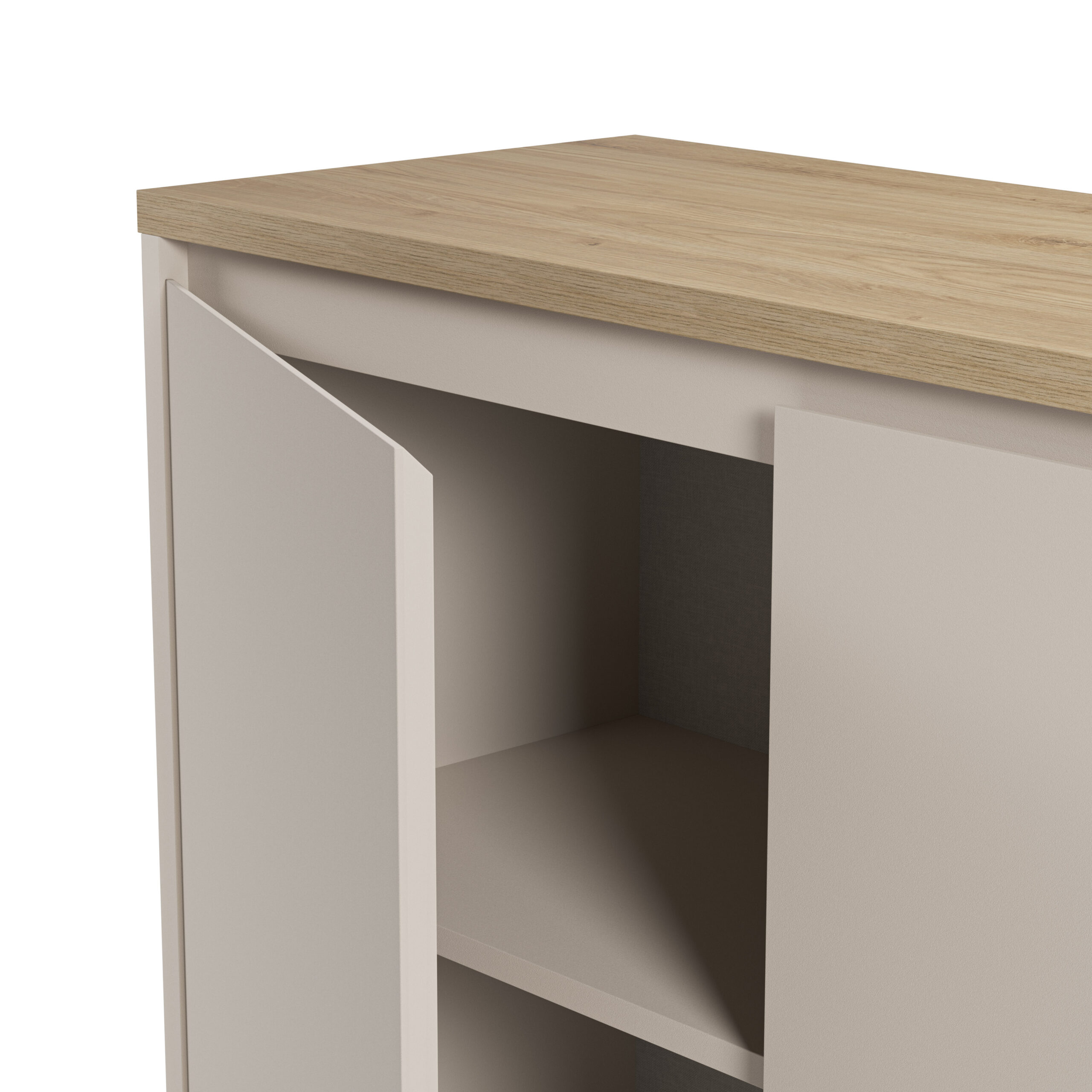 APARADOR LORETA 3P VISON/ROBLE - Imagen 5