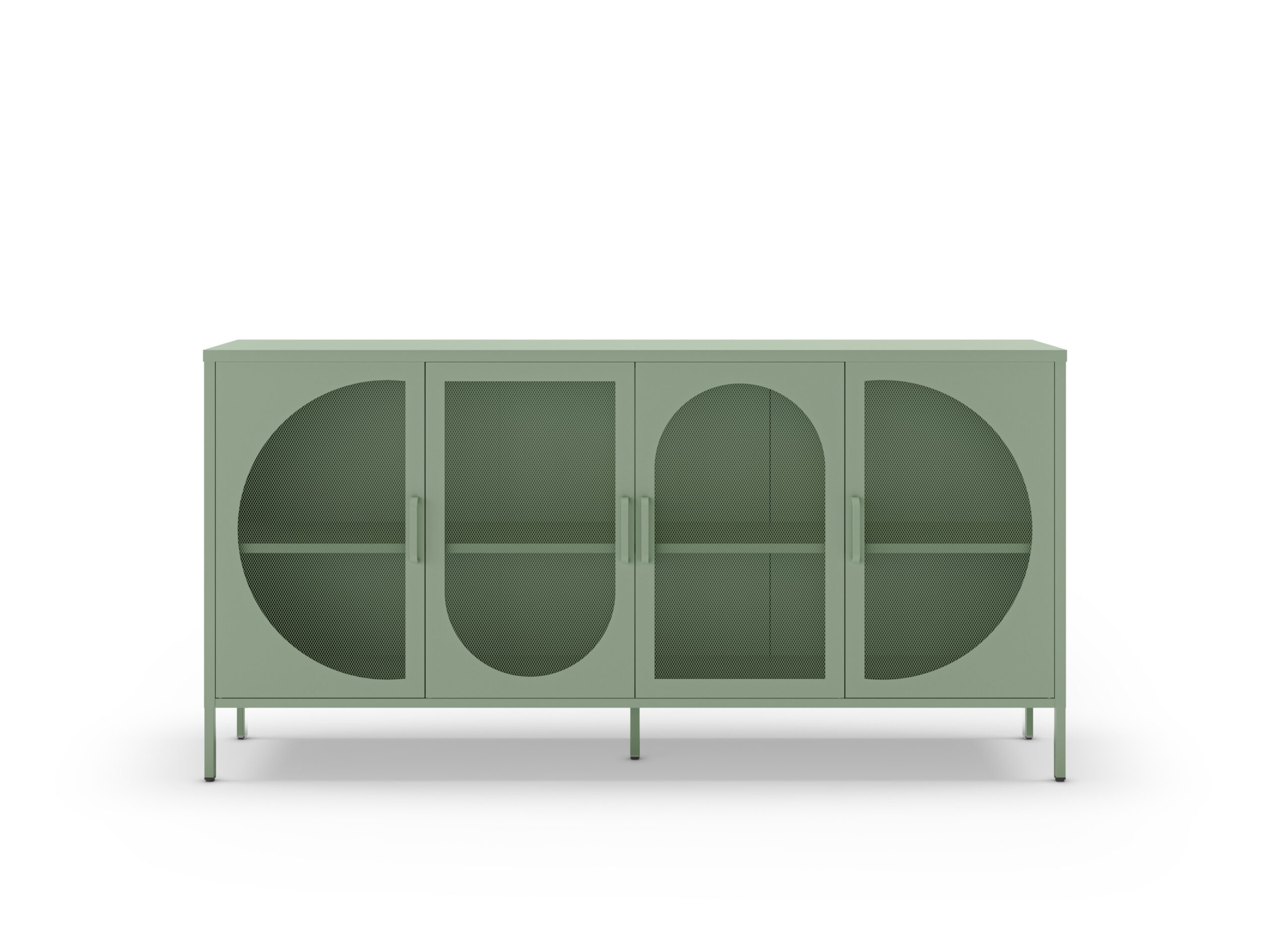 APARADOR TAYRA 4P 160CM VERDE MENTA - Imagen 7