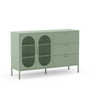 APARADOR DIORA 2P3C 140CM VERDE MENTA