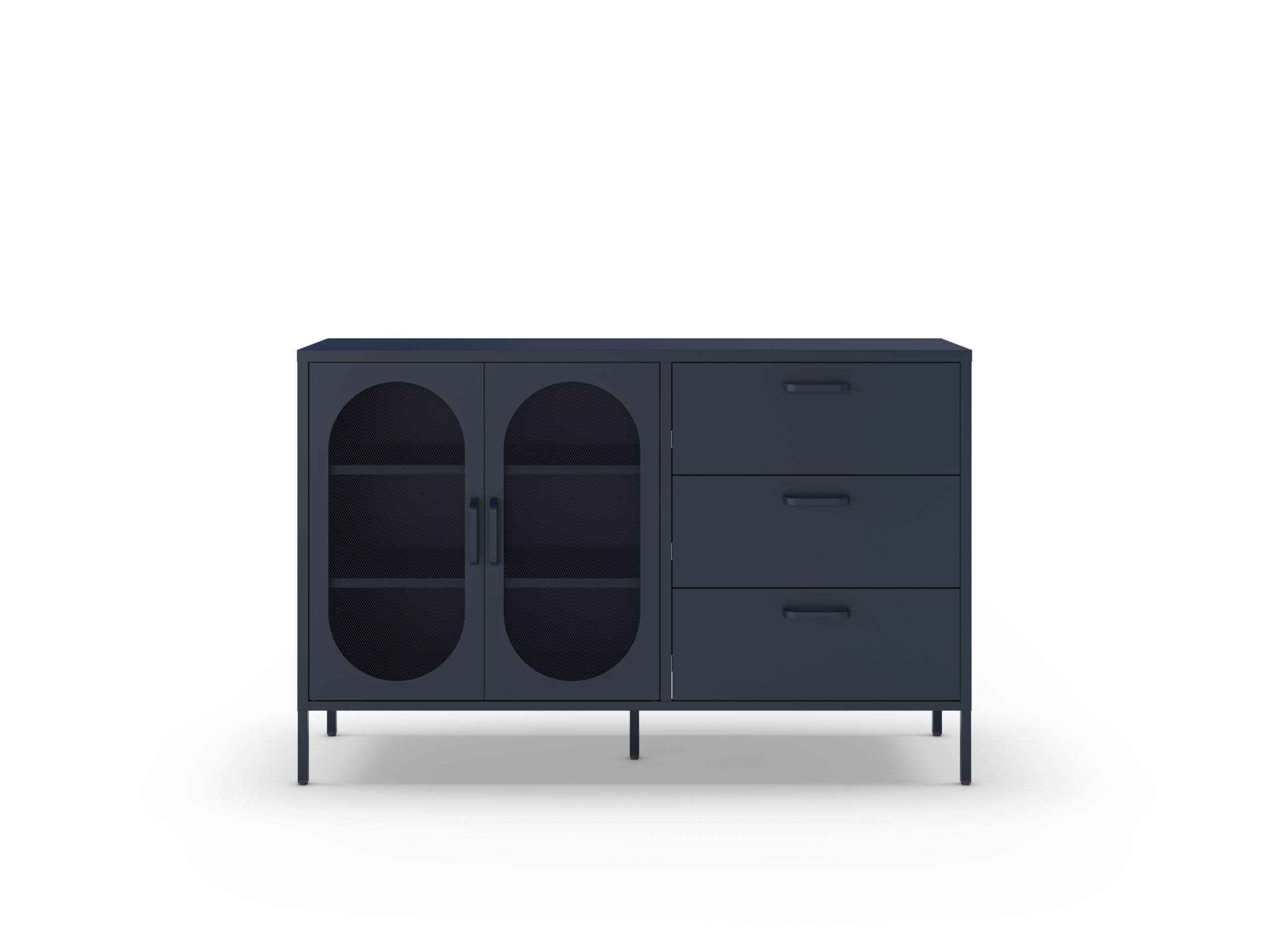 APARADOR DIORA 2P3C 140CM AZUL - Imagen 8