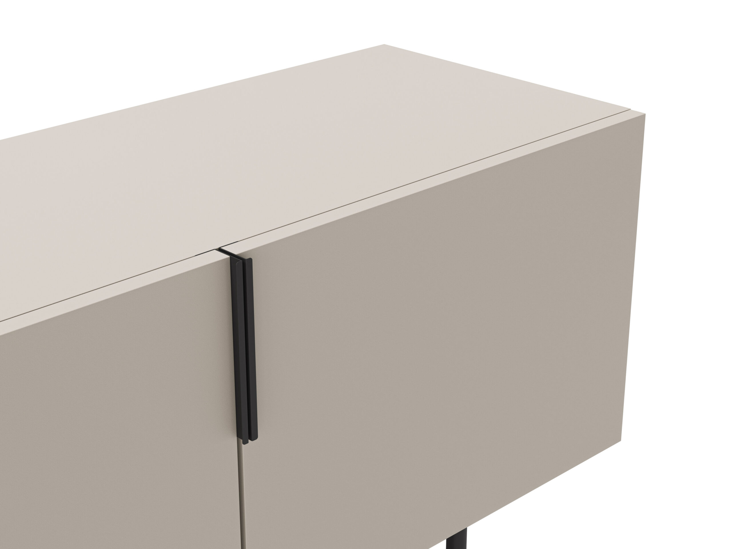 MUEBLE TV ELDIA 4P 200CM CREMA PATA METAL - Imagen 5