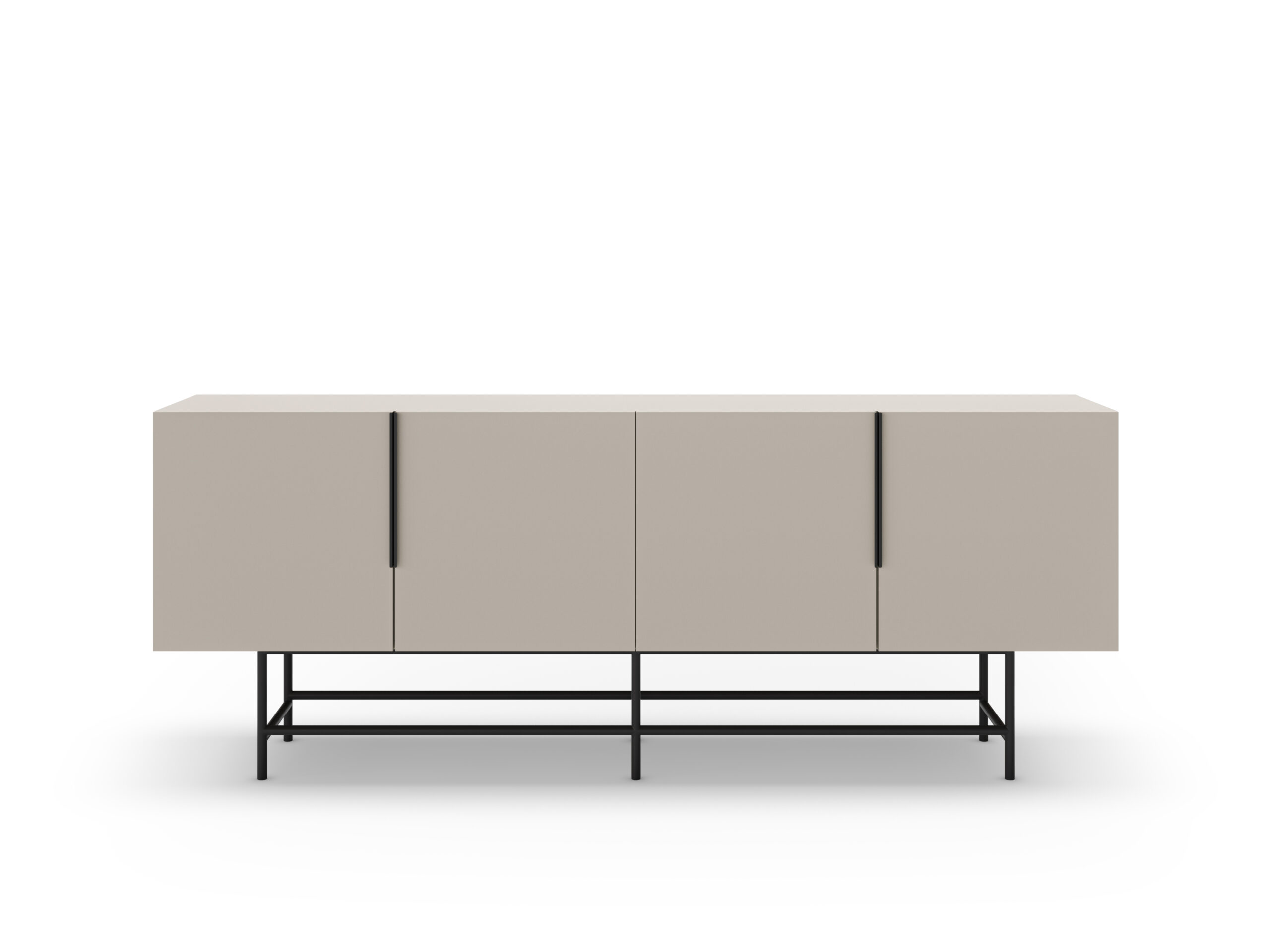 APARADOR ELDIA 4P 200CM CREMA PATA METAL - Imagen 6