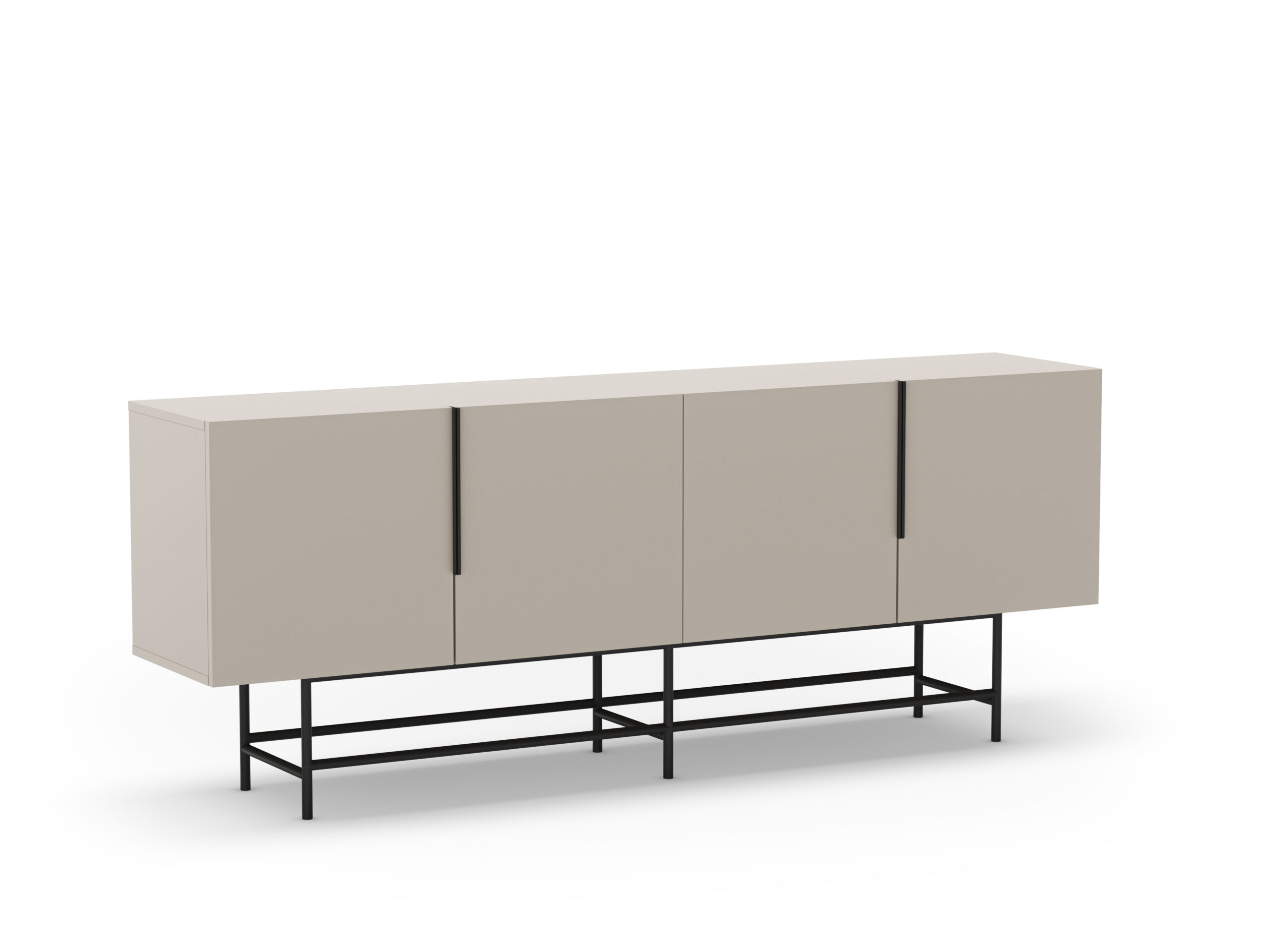 APARADOR ELDIA 4P 200CM CREMA PATA METAL - Imagen 8