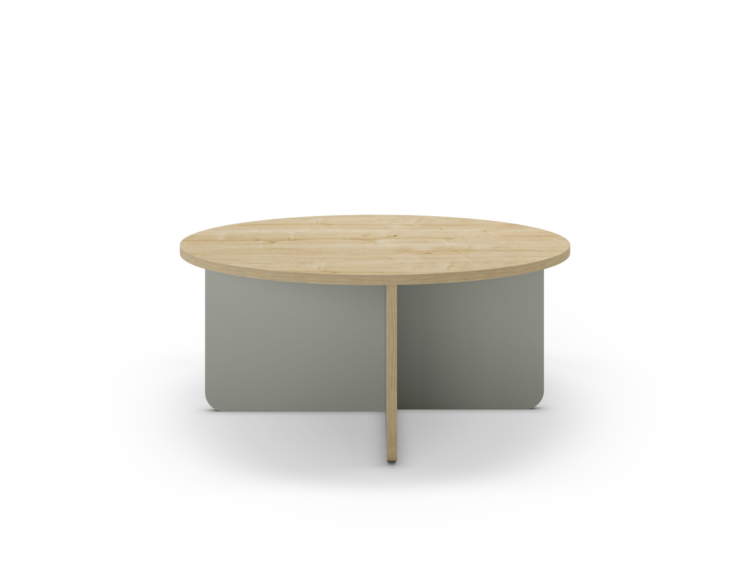 MESA CENTRO RED. HILLARY 80CM RO/PATA VERDE C.ROBL - Imagen 7