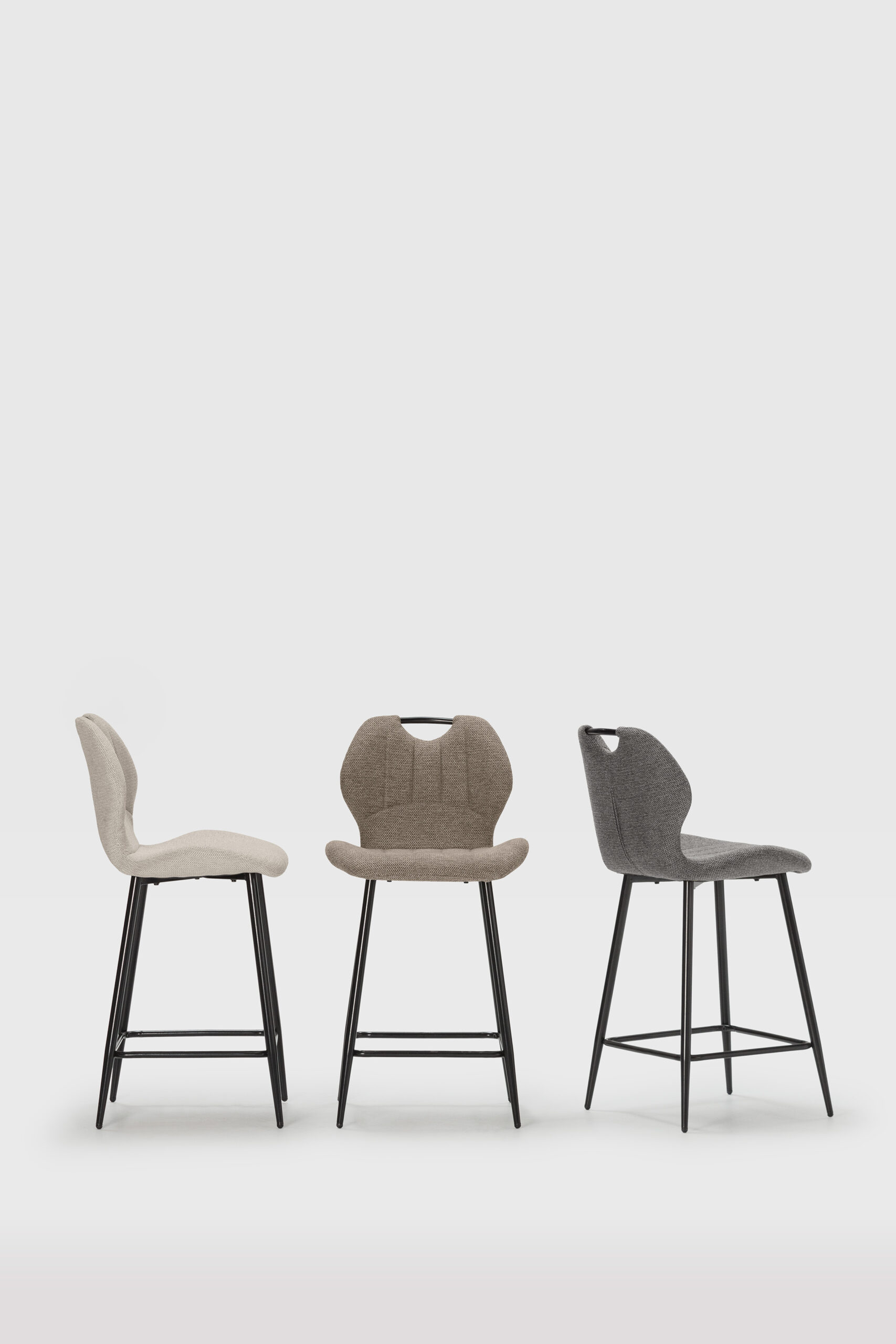 TABURETE MULI GRIS ANTRACITA 2P/CAJA - Imagen 2