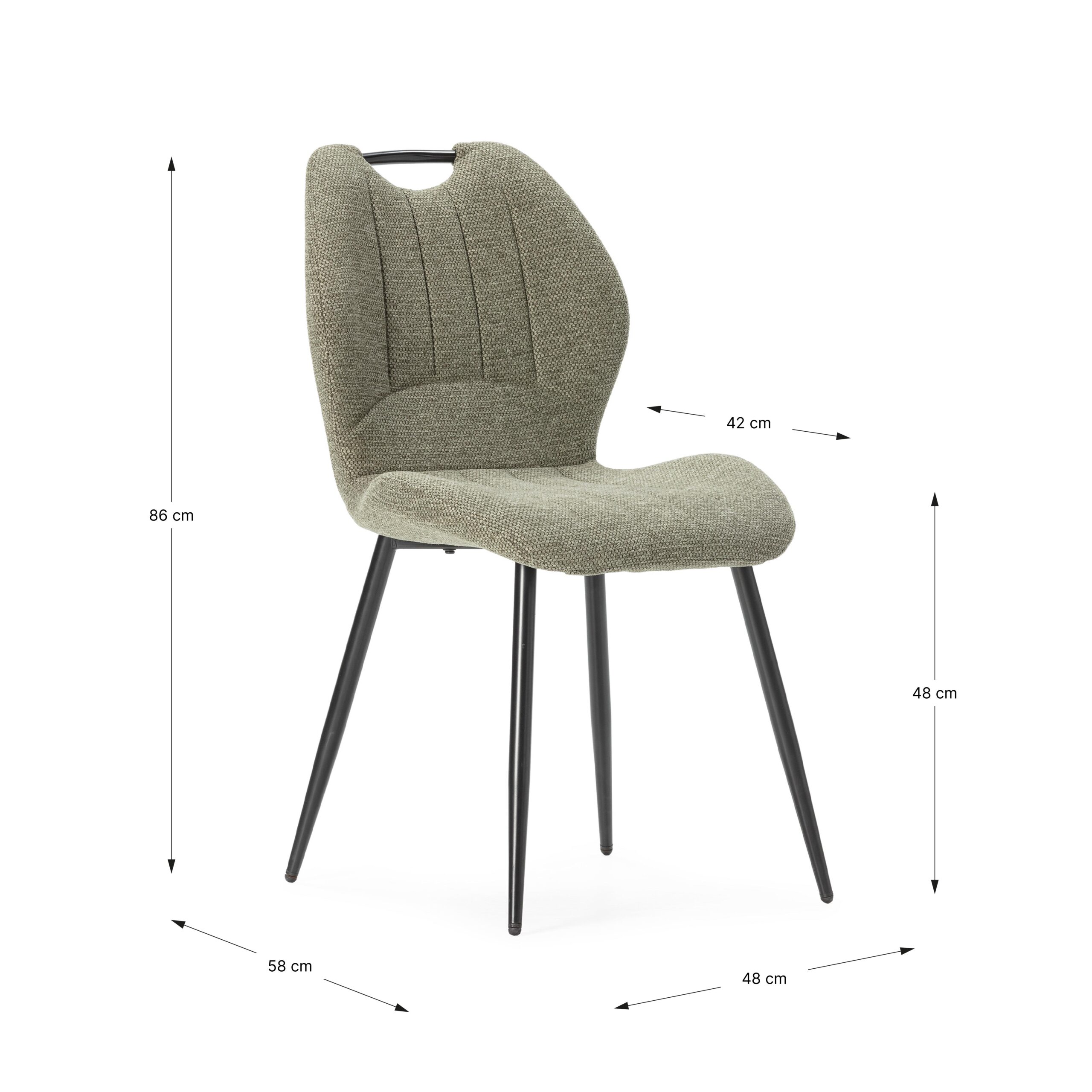 SILLA MULI VERDE 4P/CAJA - Imagen 3