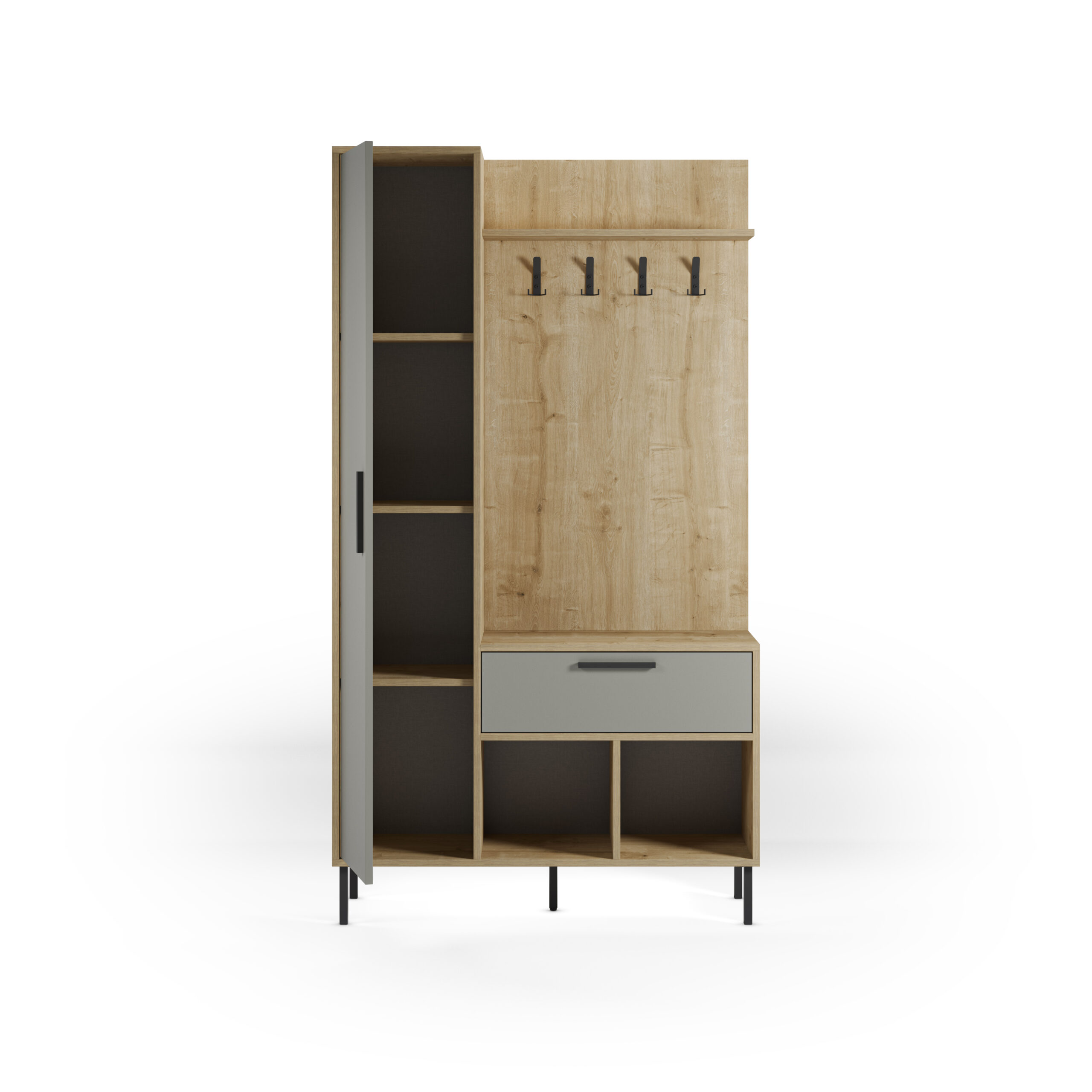 PERCHERO HEIDY ROBLE/VERDE - Imagen 3