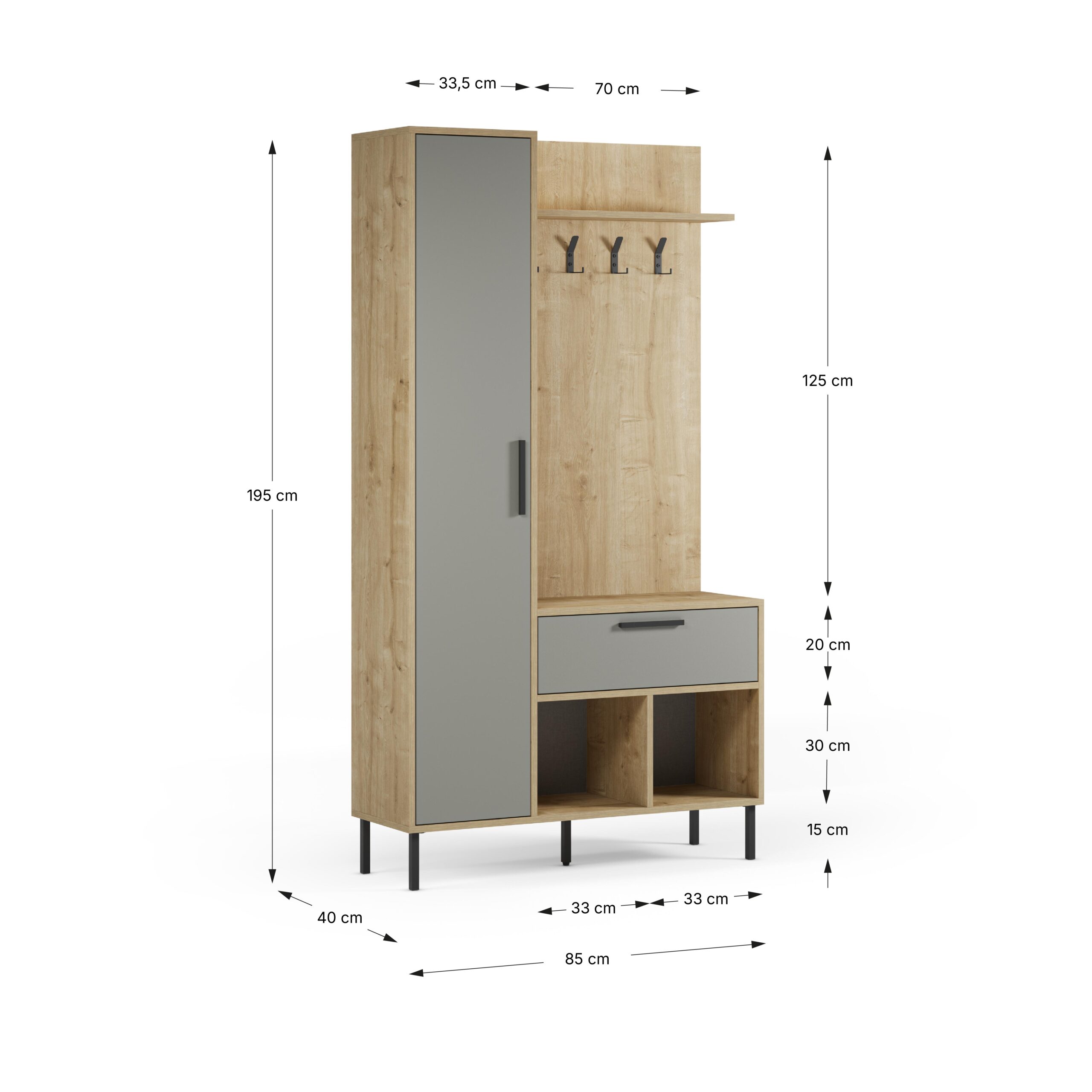 PERCHERO HEIDY ROBLE/VERDE - Imagen 6