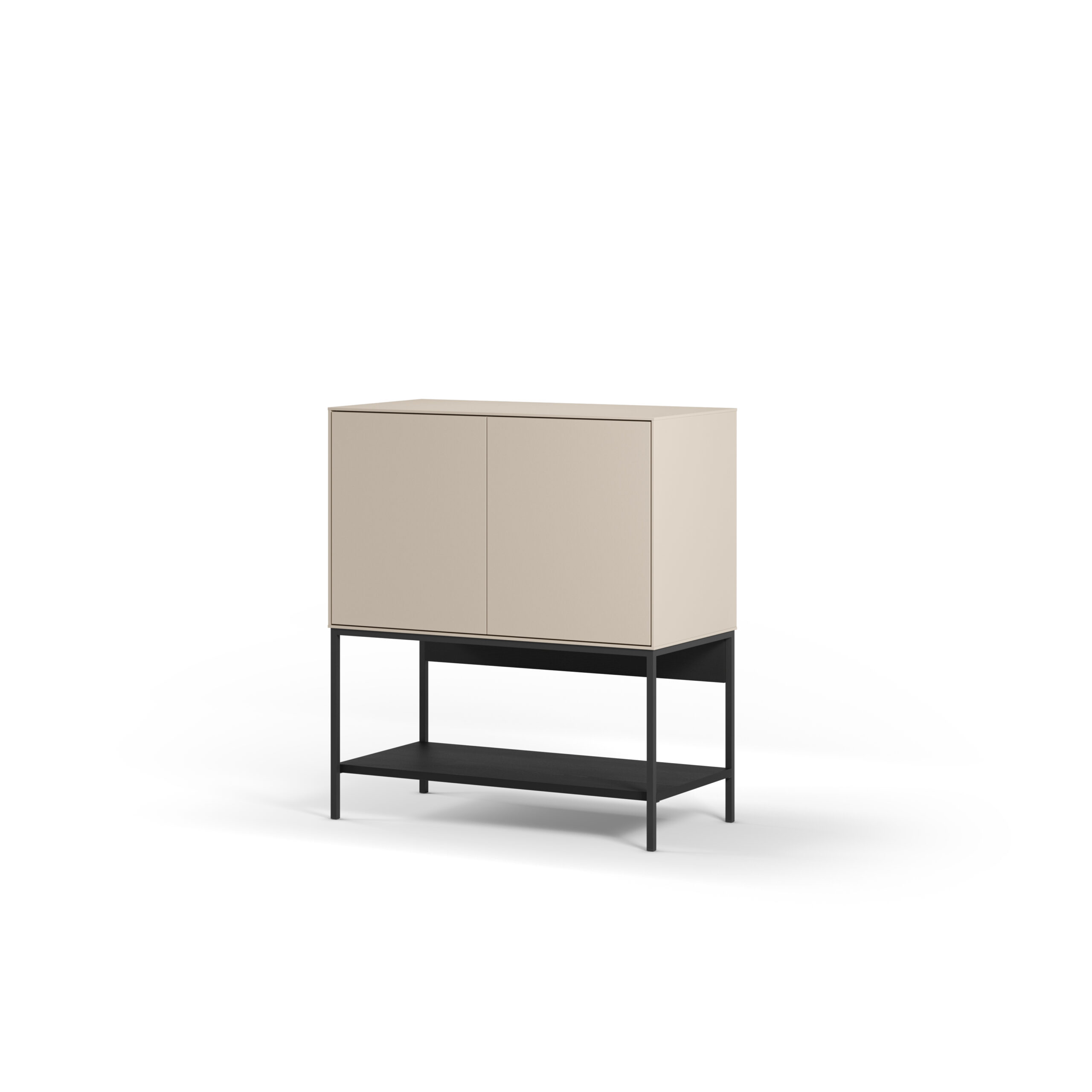 MUEBLE AUX. AMIRA 2P CREMA/NEGRO - Imagen 5