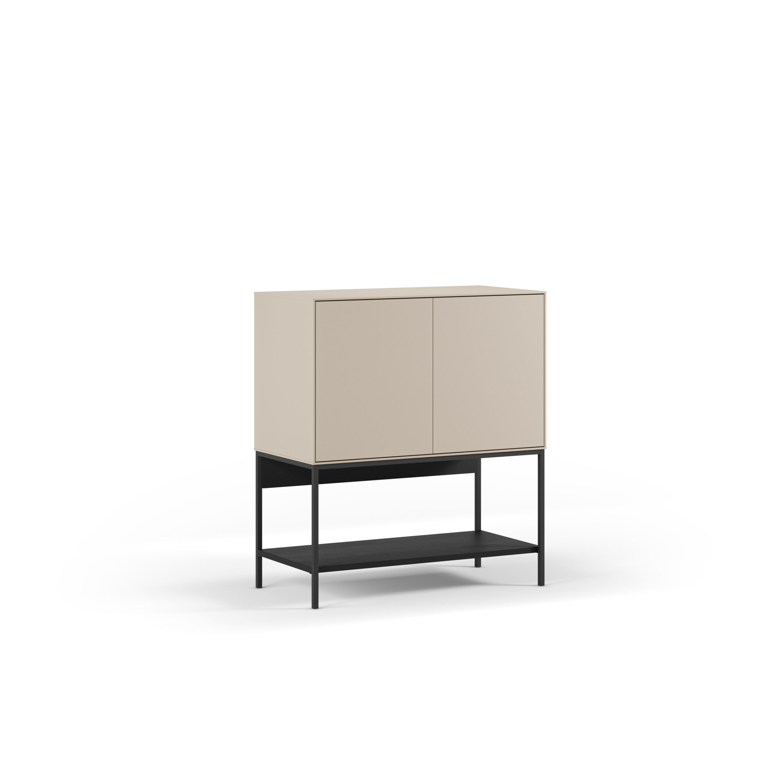 MUEBLE AUX. AMIRA 2P CREMA/NEGRO - Imagen 8