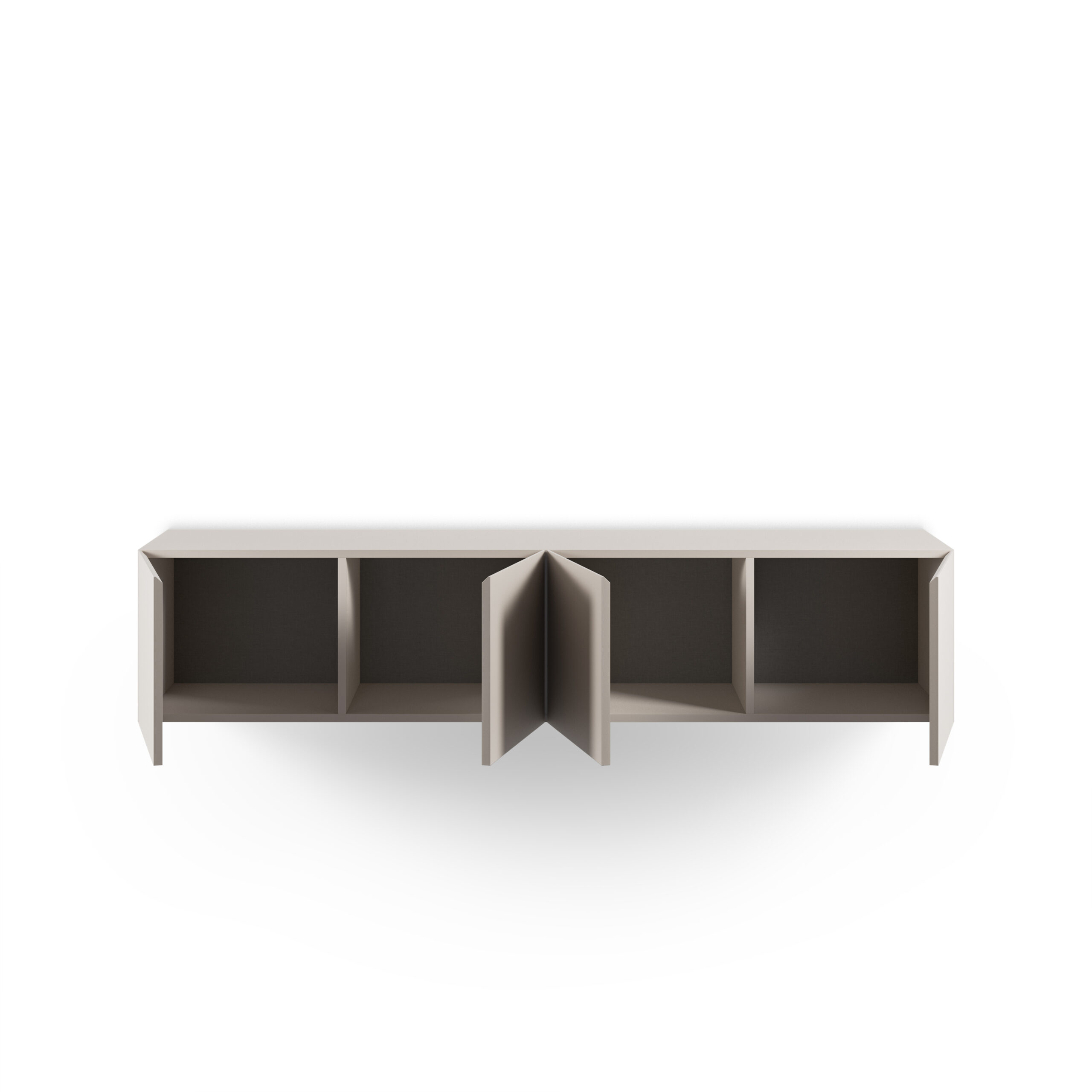 MUEBLE TV DAROCA 4P 180CM CREMA - Imagen 2