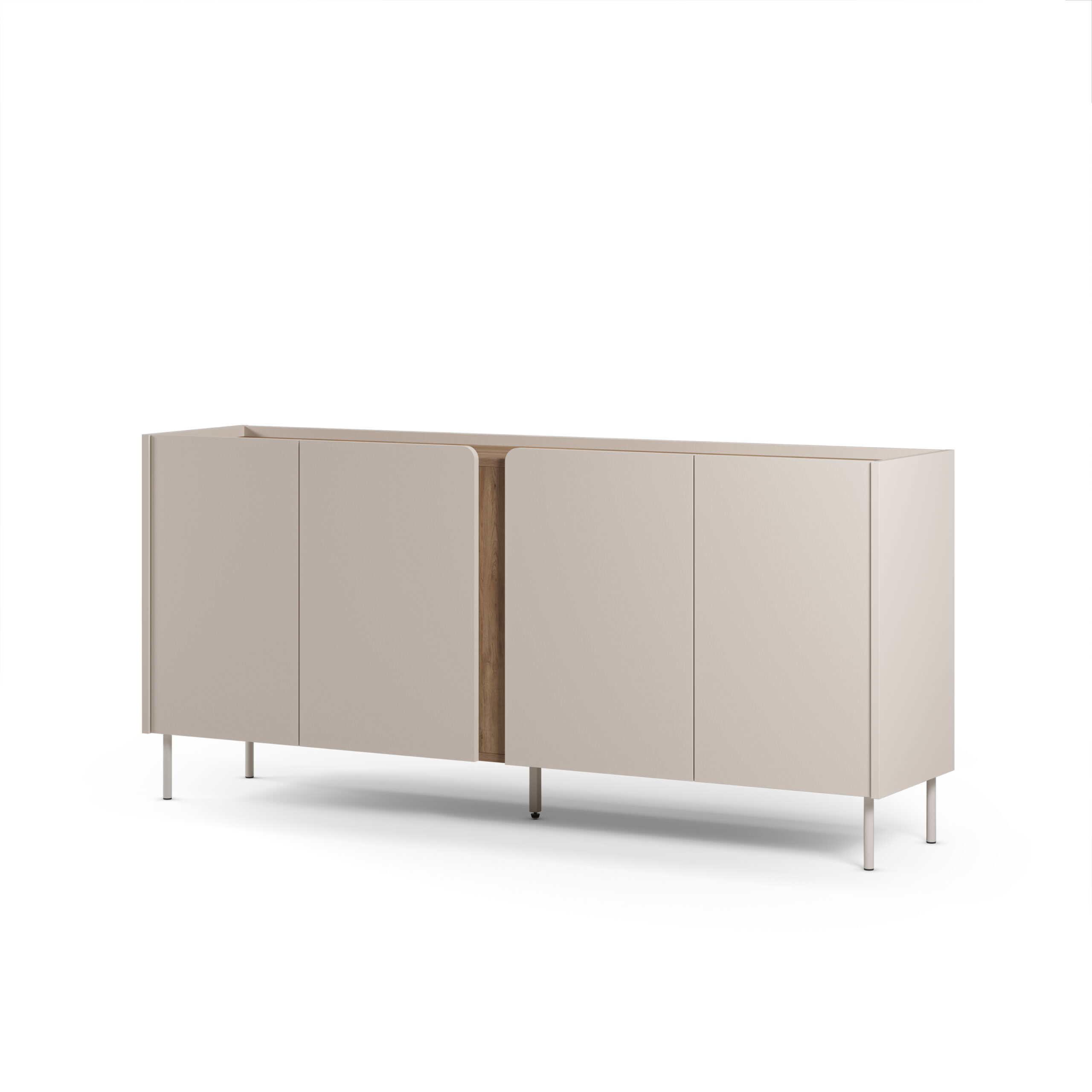 APARADOR LUCILE 4P 180CM CREMA/SEPET - Imagen 6