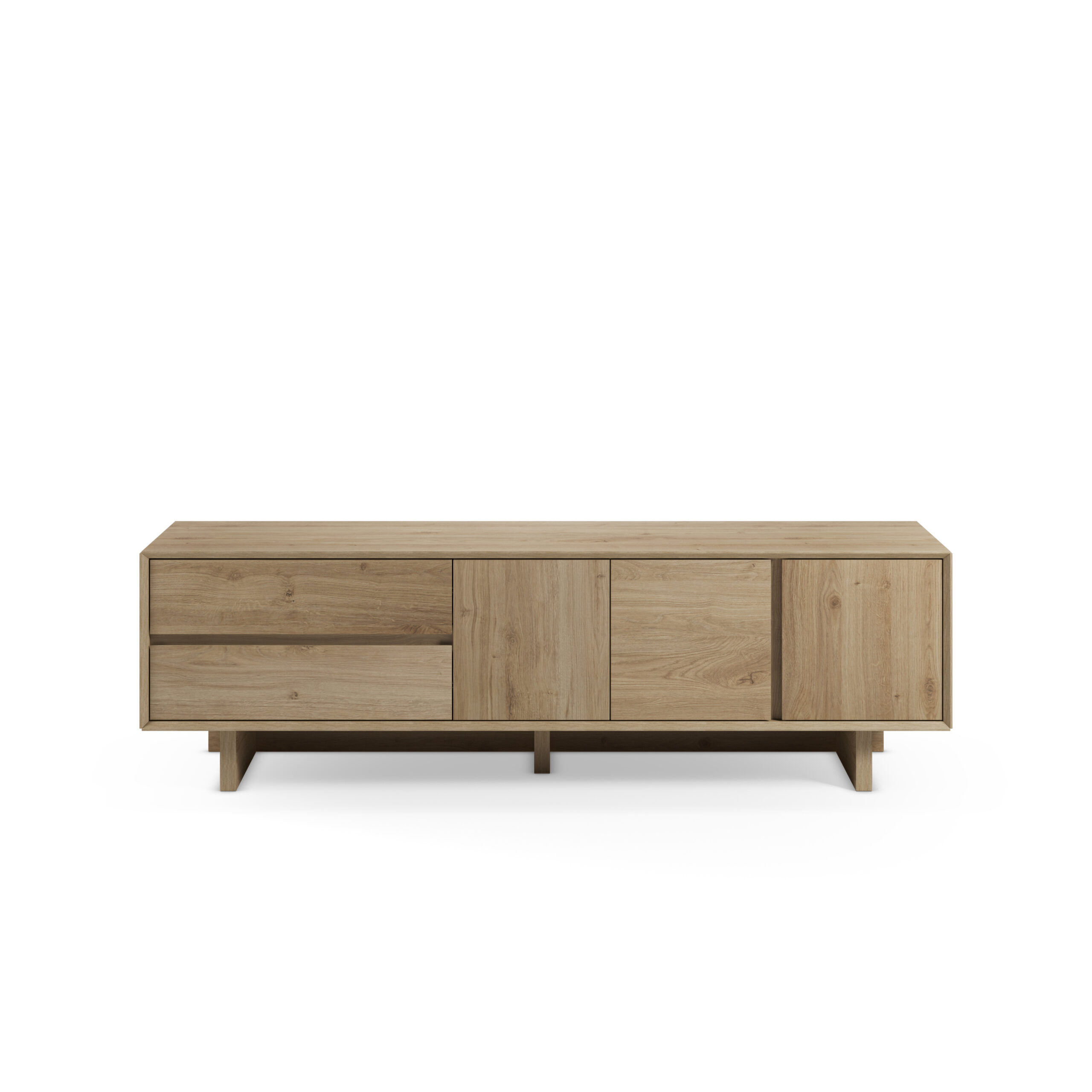 MUEBLE TV CARPI 3P2C 180CM ROBLE CADIZ - Imagen 7