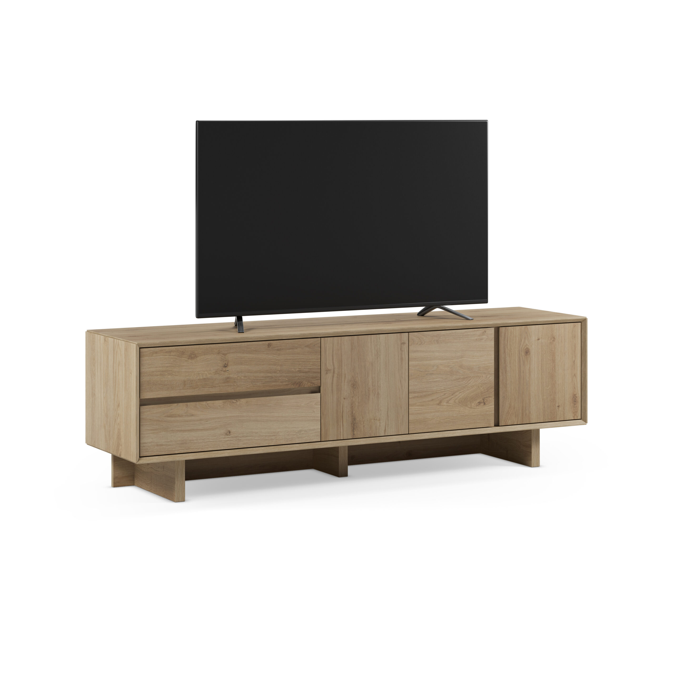 MUEBLE TV CARPI 3P2C 180CM ROBLE CADIZ - Imagen 8