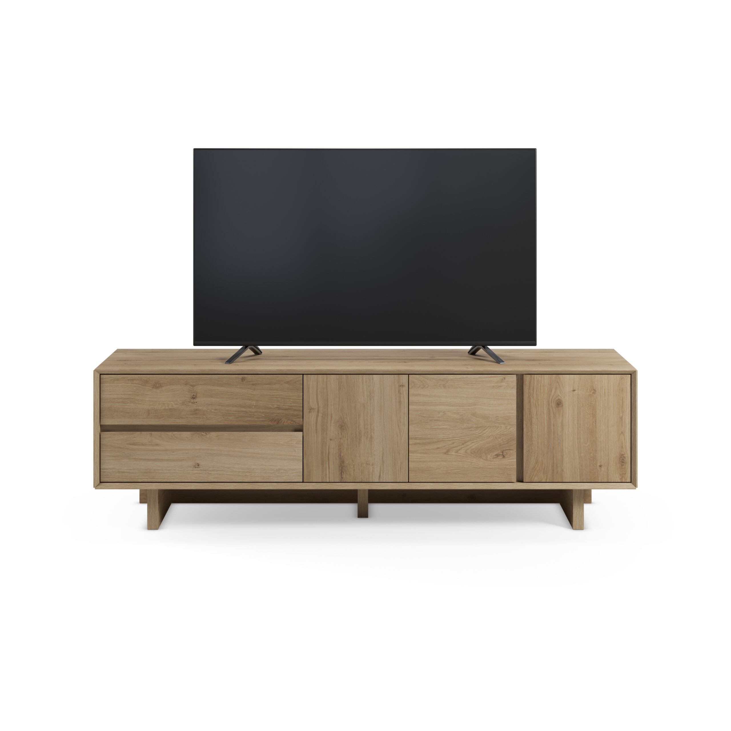 MUEBLE TV CARPI 3P2C 180CM ROBLE CADIZ - Imagen 9