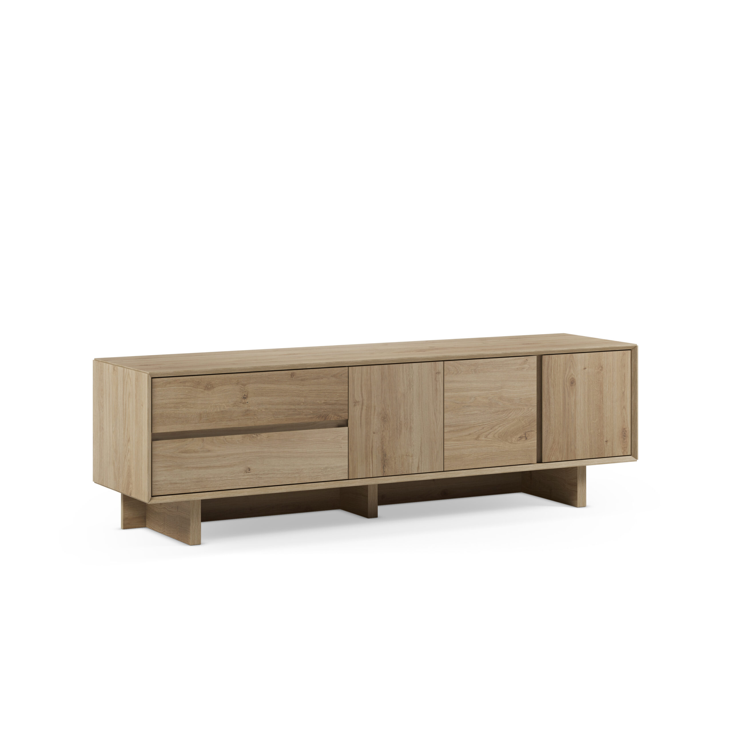 MUEBLE TV CARPI 3P2C 180CM ROBLE CADIZ - Imagen 10