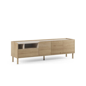MUEBLE TV MONZA 3P1C1H ROBLE CADIZ/VISON