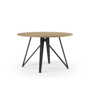 MESA REDONDA ILANA 120CM ROBLE CADIZ