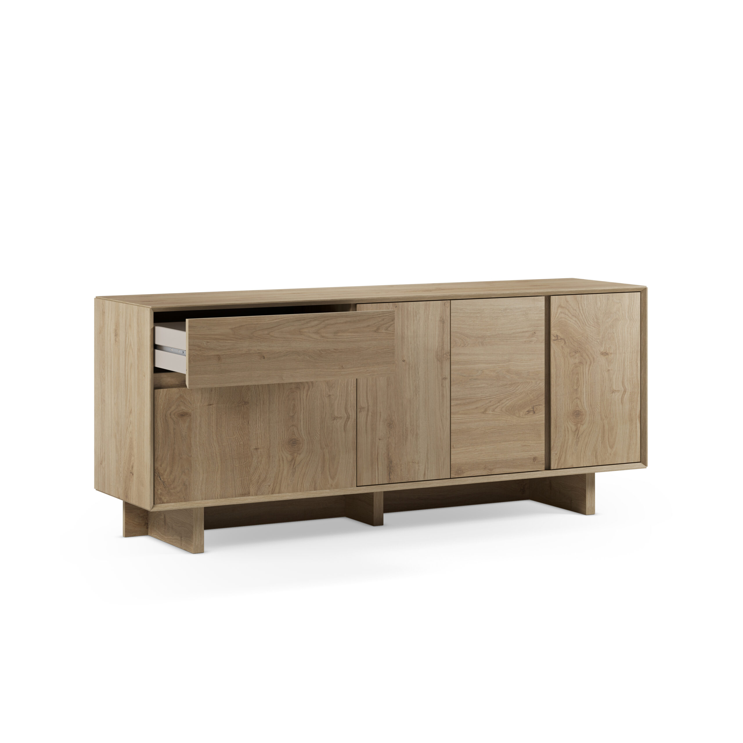 APARADOR CARPI 4P1C 180CM ROBLE CADIZ - Imagen 2