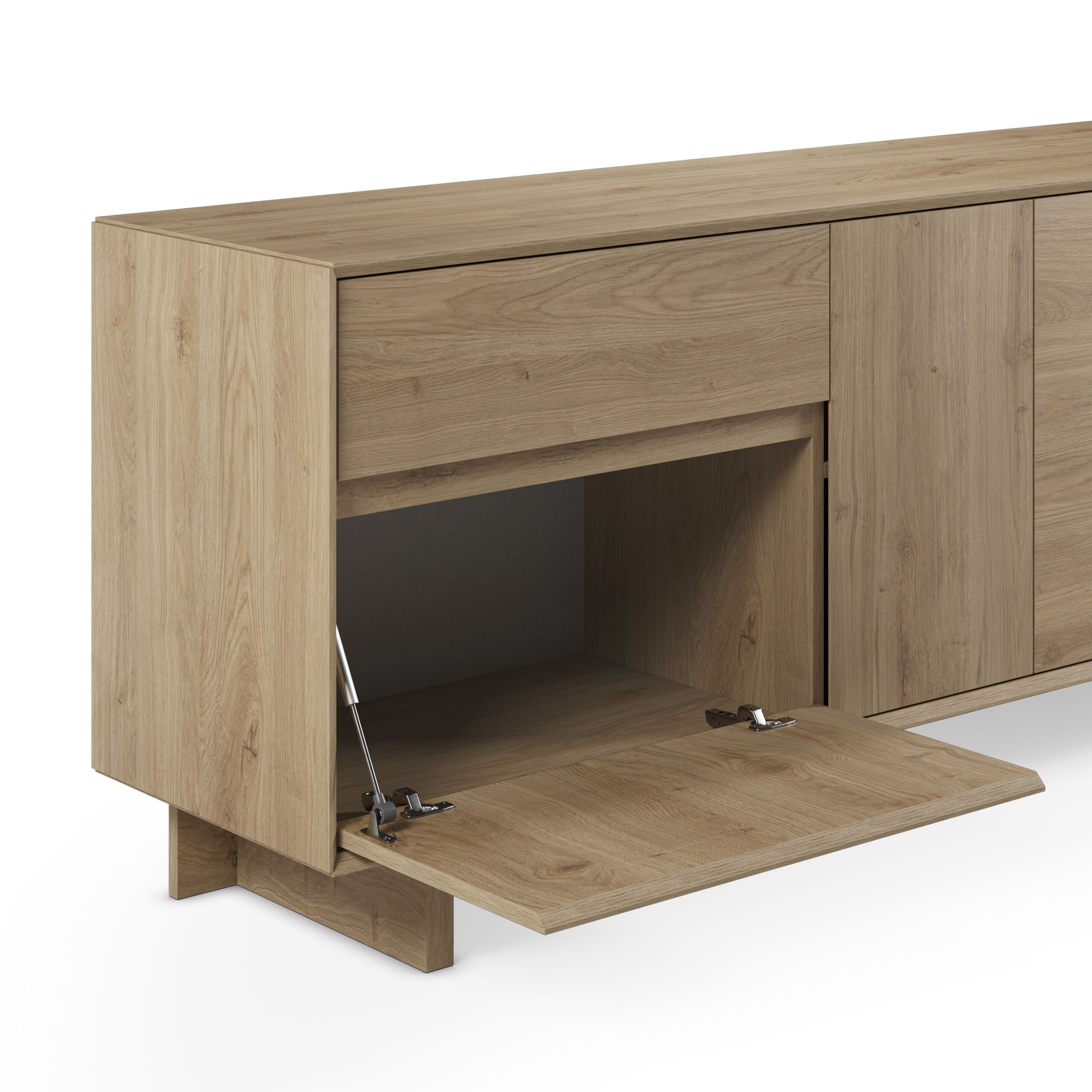 APARADOR CARPI 4P1C 180CM ROBLE CADIZ - Imagen 5