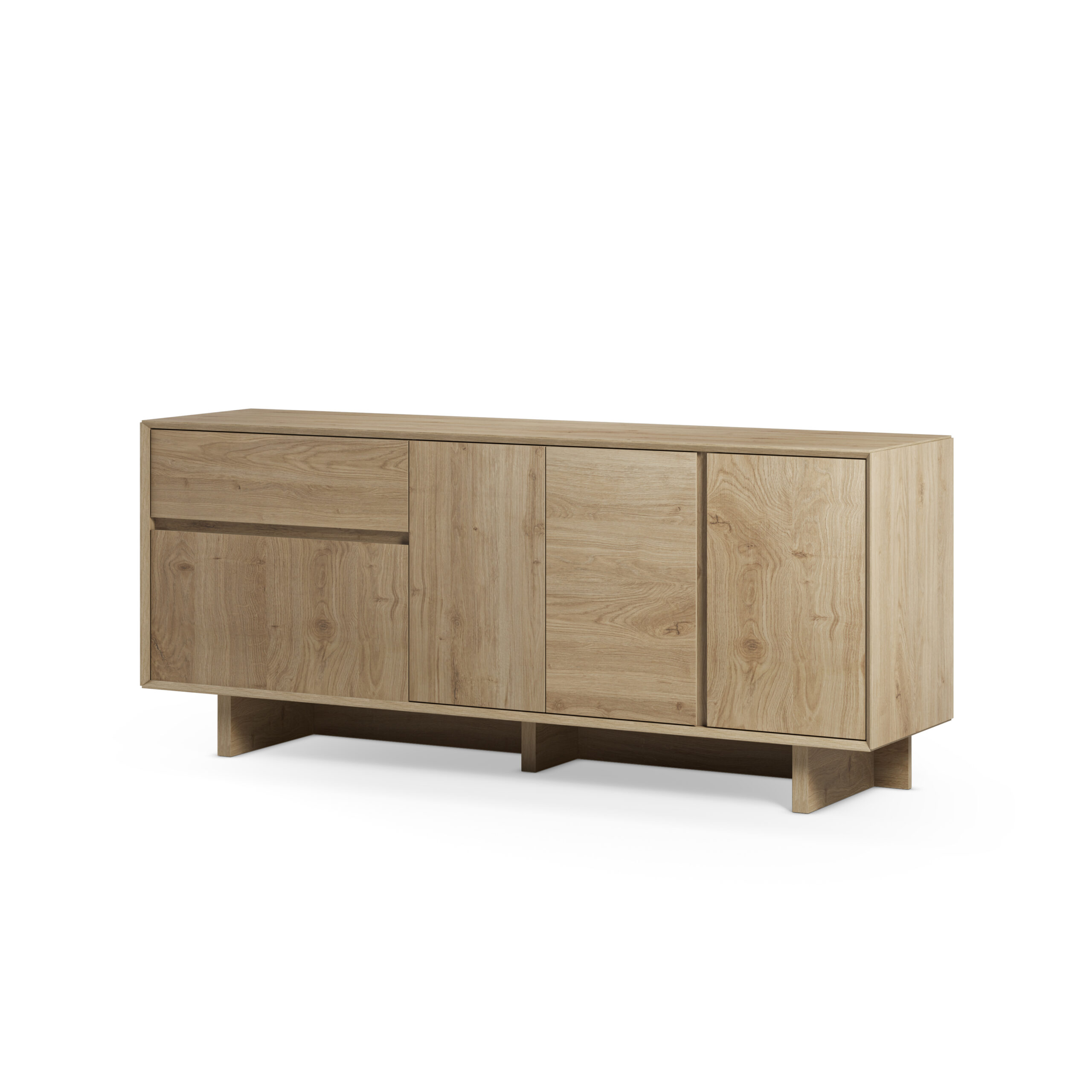 APARADOR CARPI 4P1C 180CM ROBLE CADIZ - Imagen 6