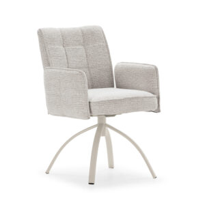 SILLON GIRATORIO MINDI C/BRAZOS BEIGE 2PC/2CAJAS