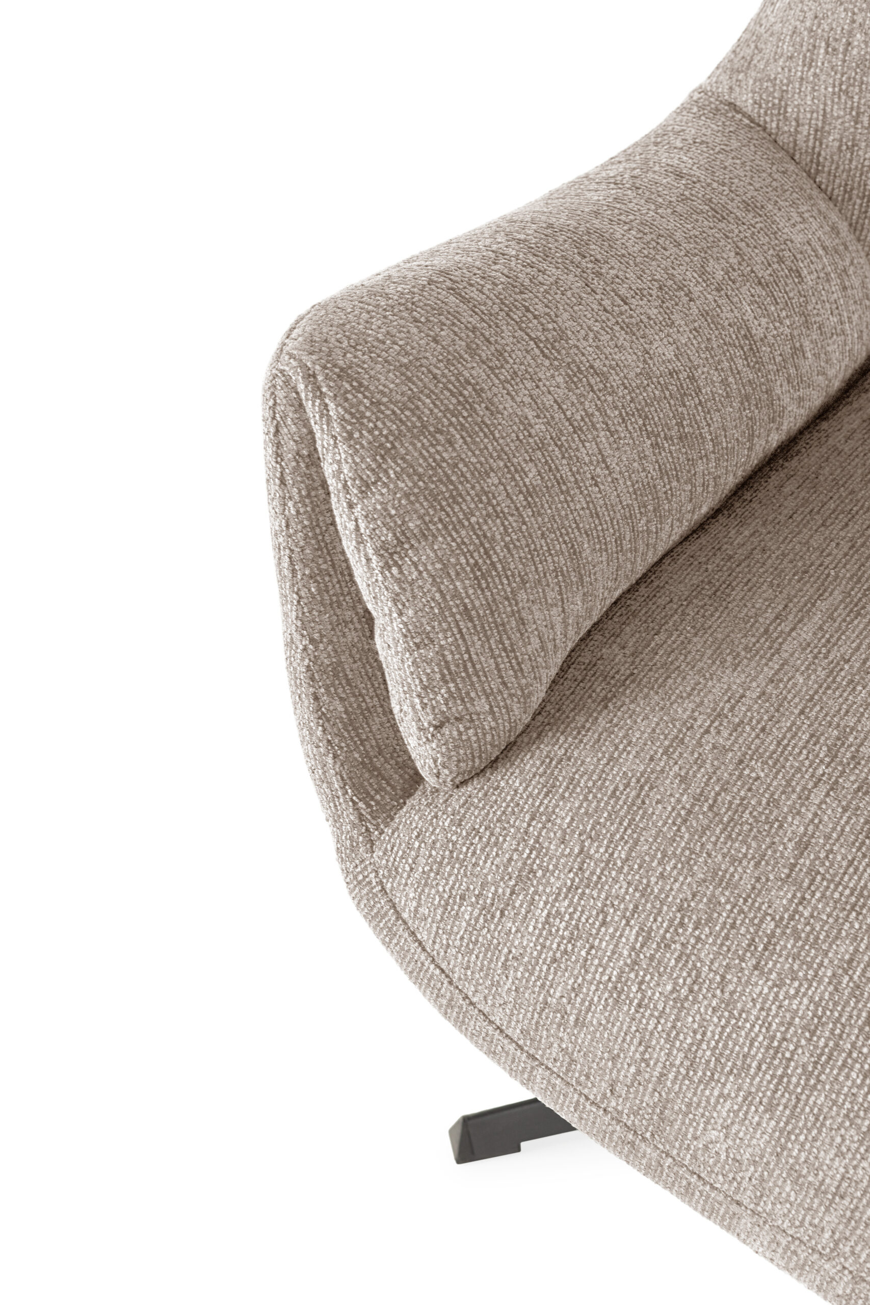 SILLON ODETTE CREMA PATA METAL - Imagen 4