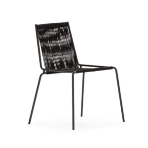 SILLA EMILY NEGRO PATA MET.2P/C