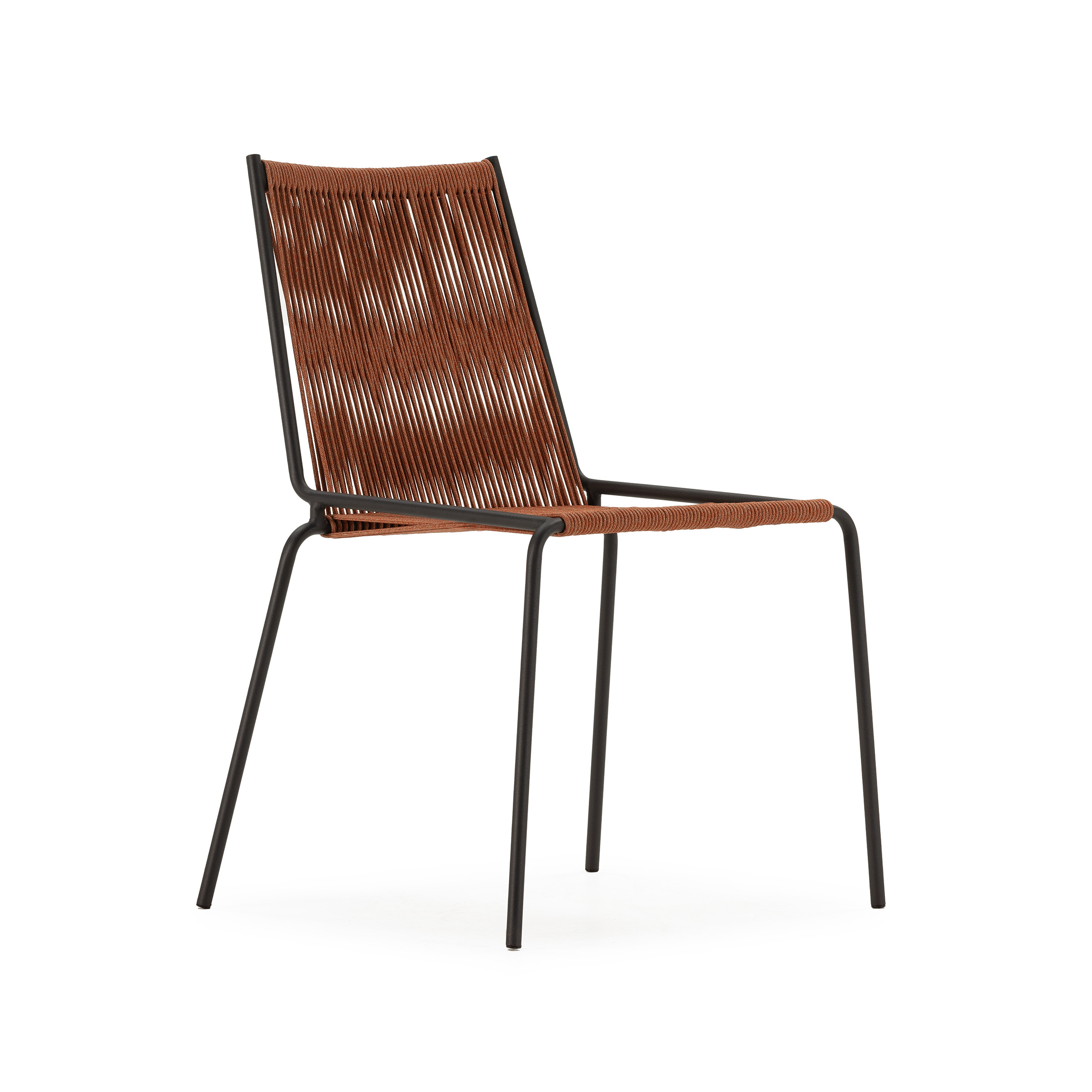 SILLA EMILY TERRACOTA PATA MET.2P/C